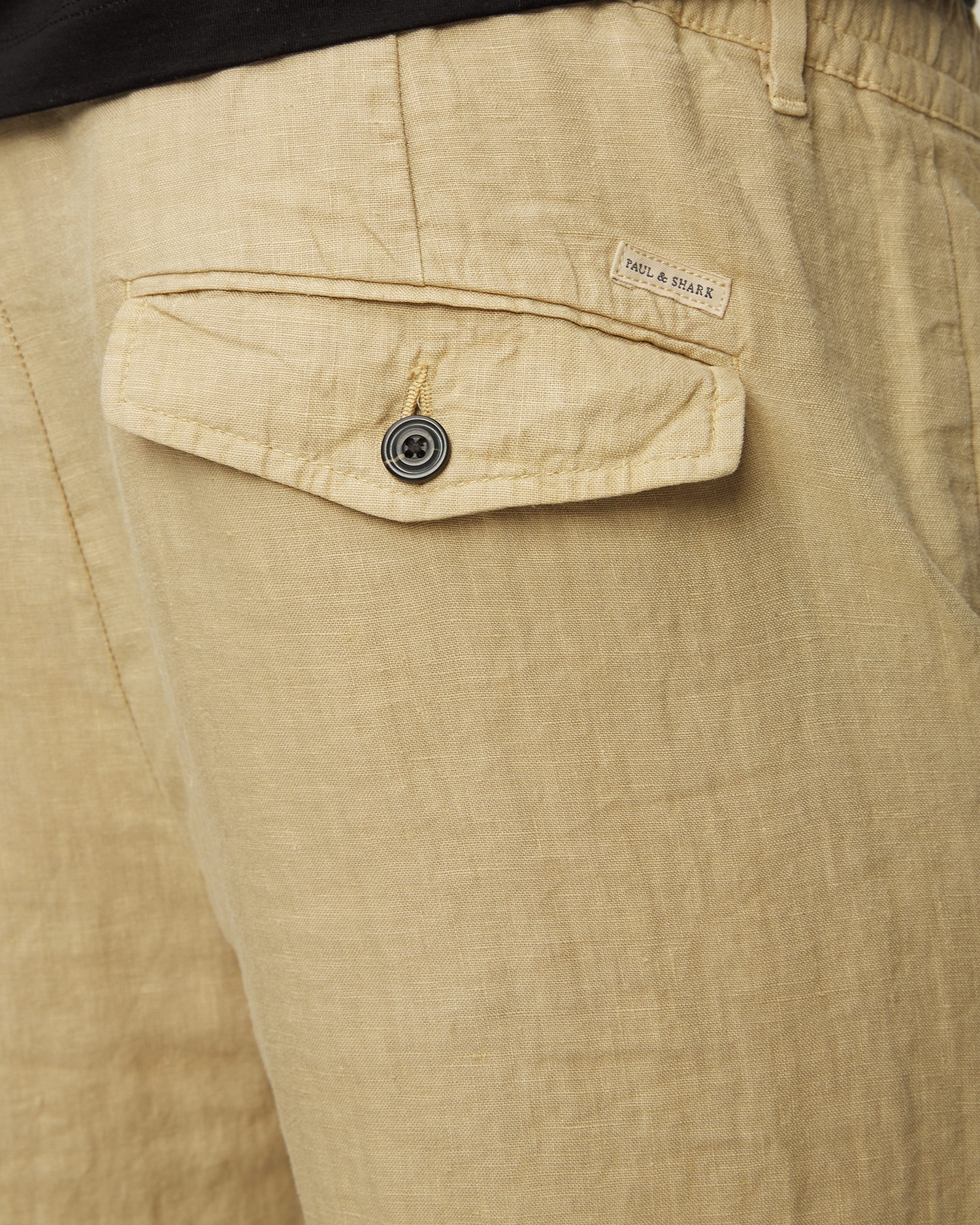 Lněné kalhoty Paul&Shark