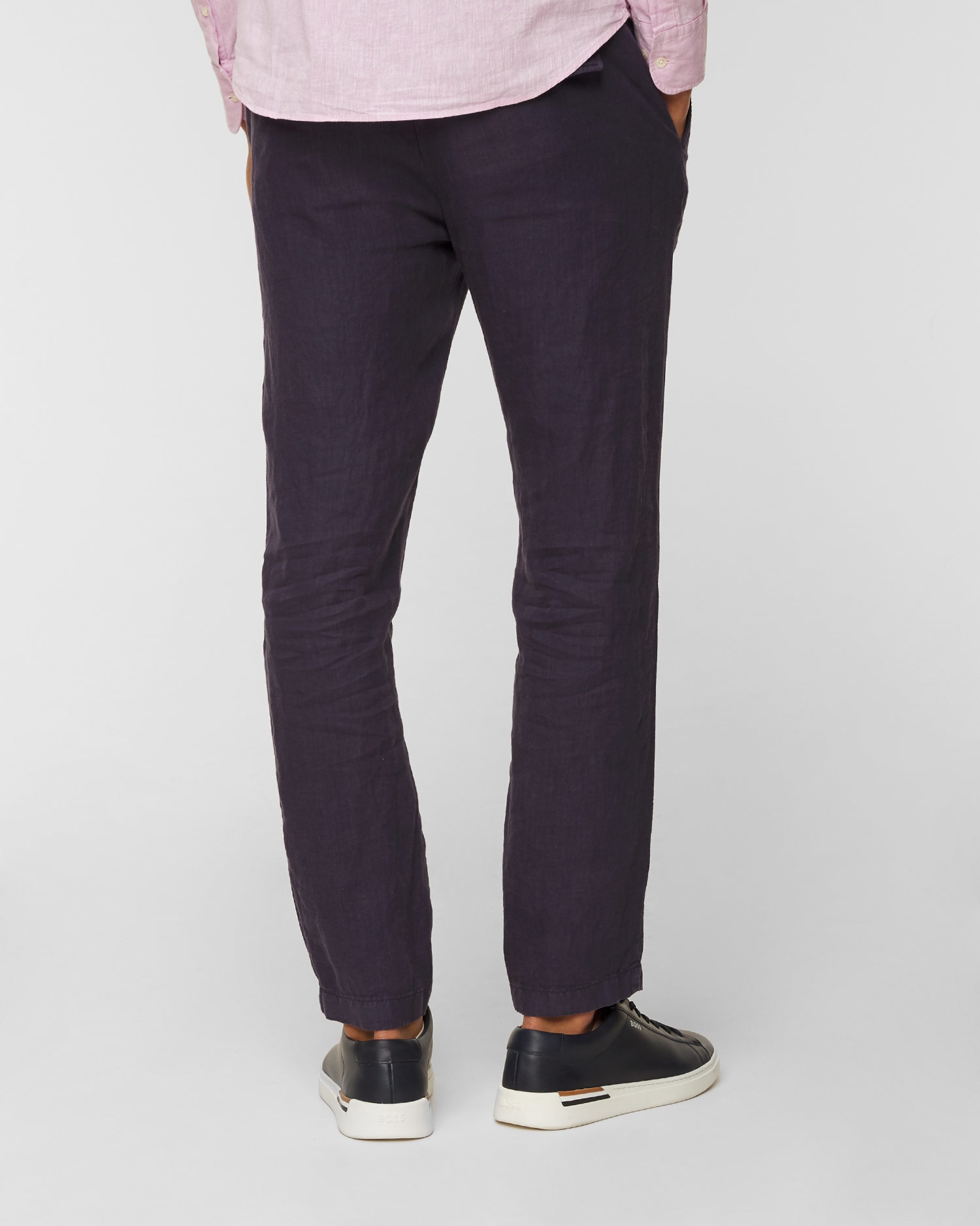 Lněné kalhoty Paul&Shark