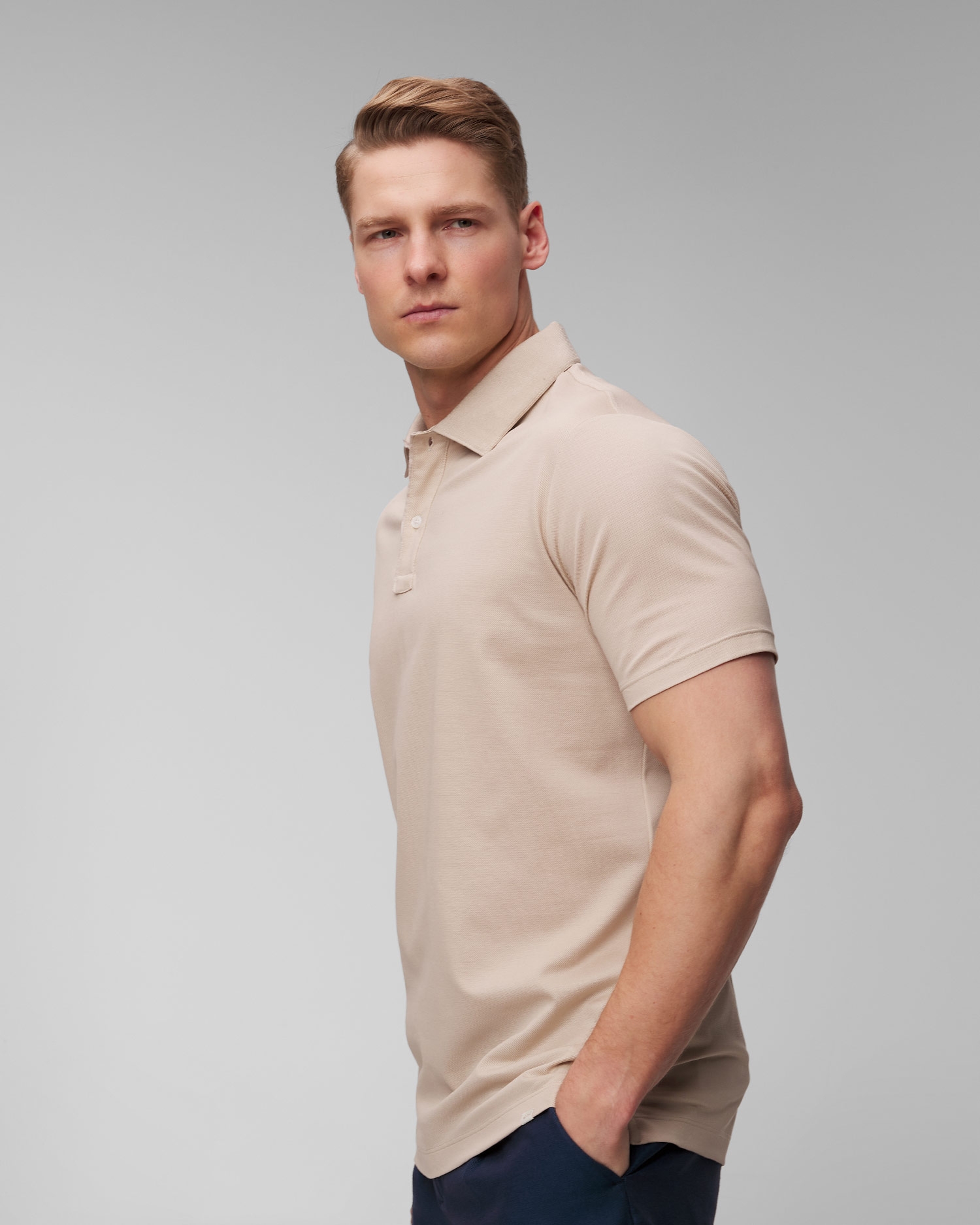 Béžová pánská polokošile Paul&Shark