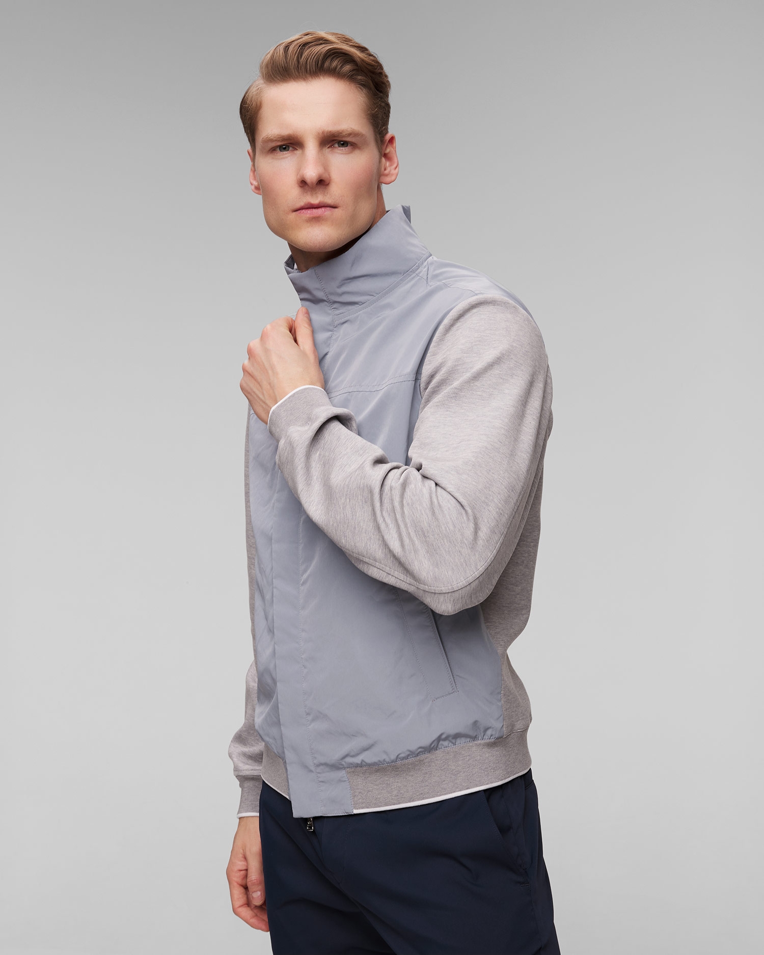 Pánská šedá mikina Paul&Shark