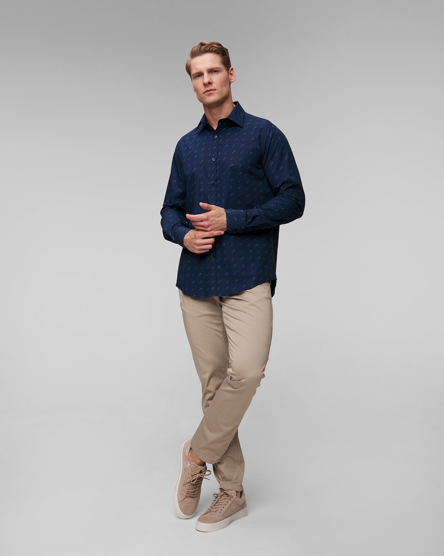 Tmavě modrá pánská košile Paul&Shark