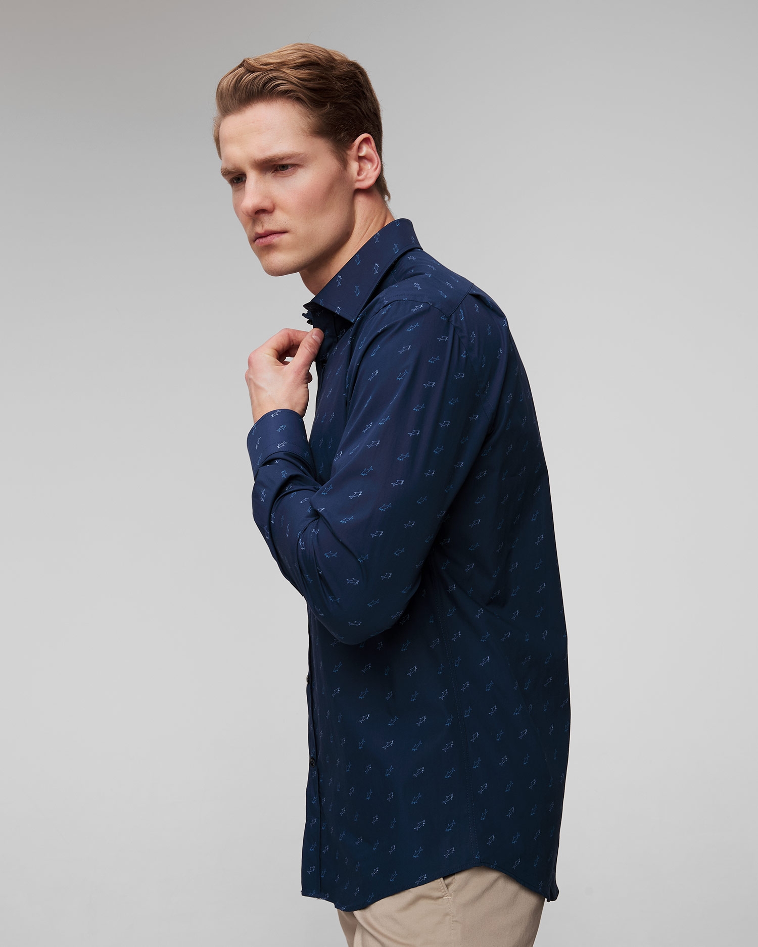 Tmavě modrá pánská košile Paul&Shark