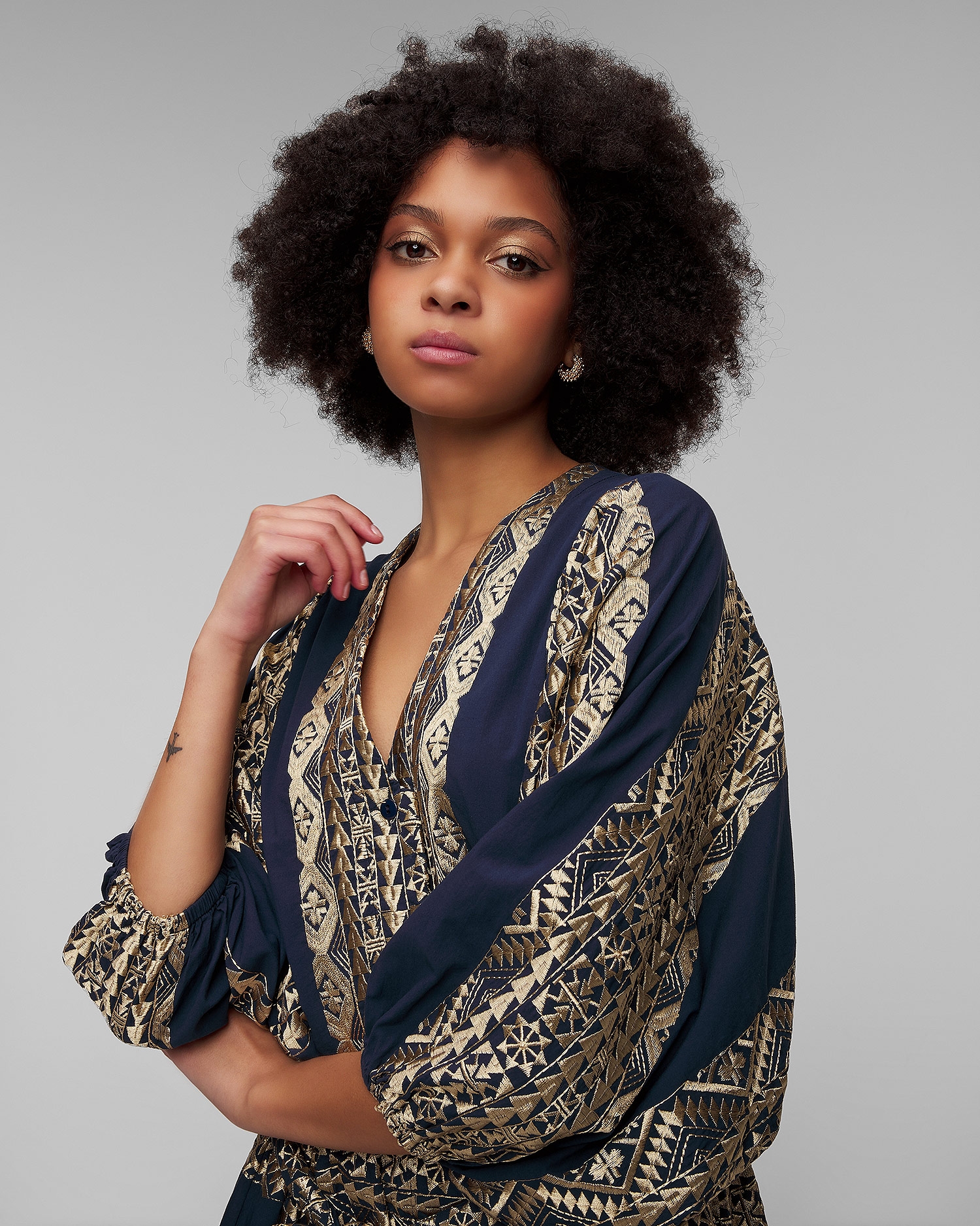 Tmavě modré dámské šaty Kori