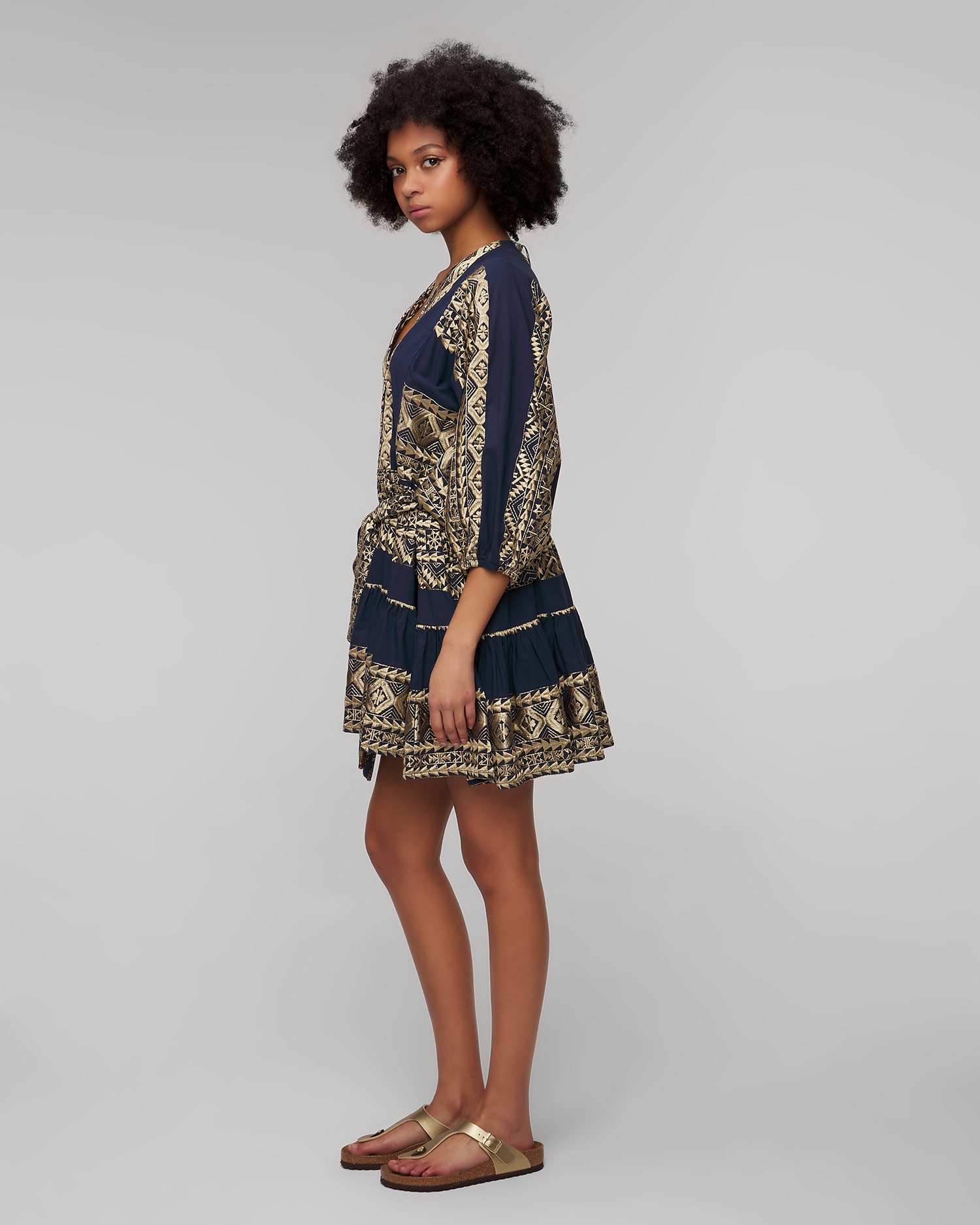 Tmavě modré dámské šaty Kori