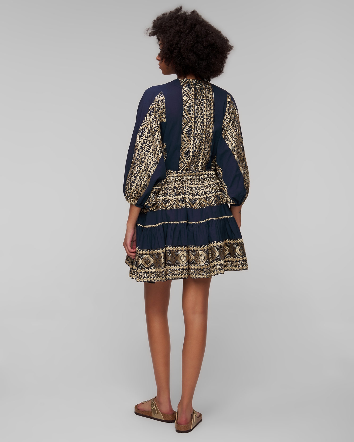 Tmavě modré dámské šaty Kori