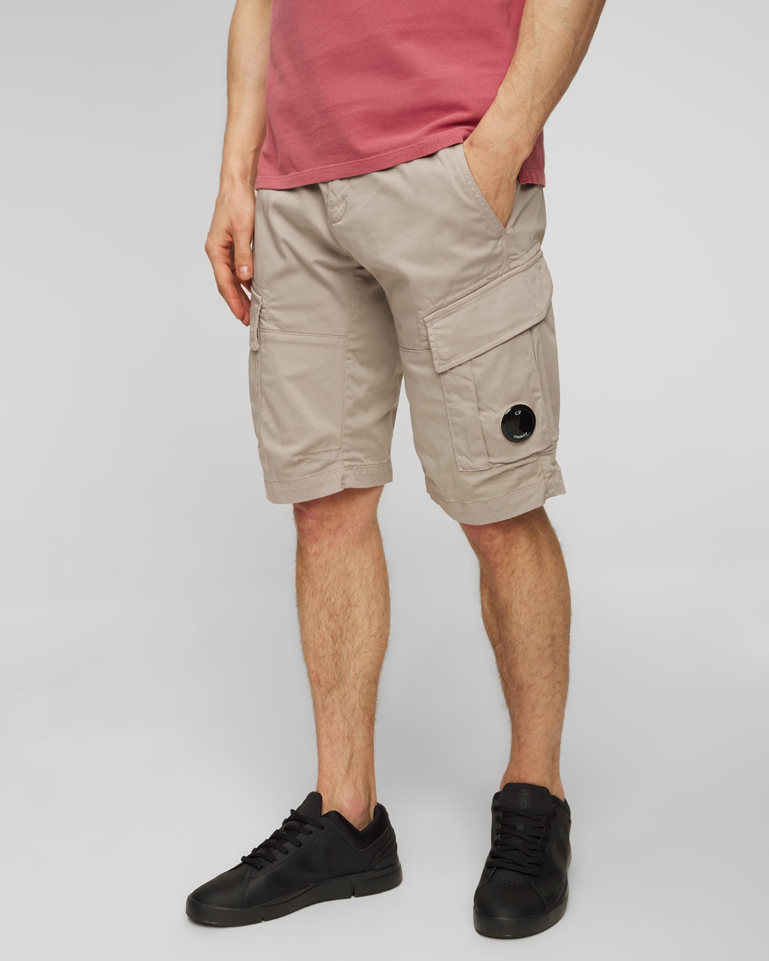 Šedé pánské kraťasy C.P. Company