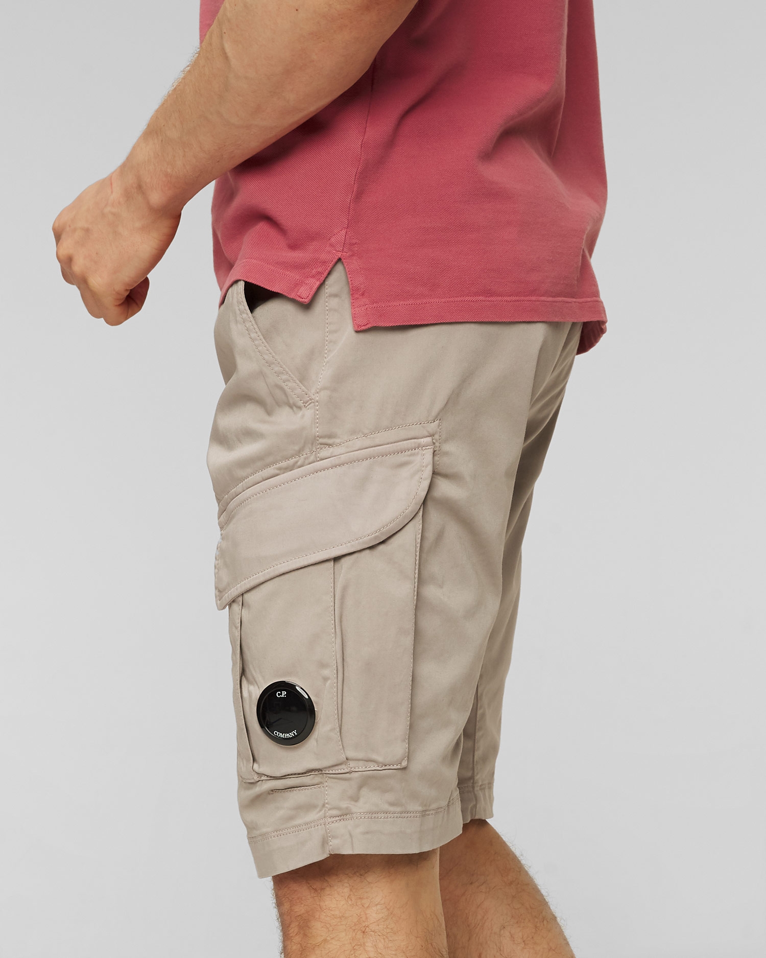 Šedé pánské kraťasy C.P. Company