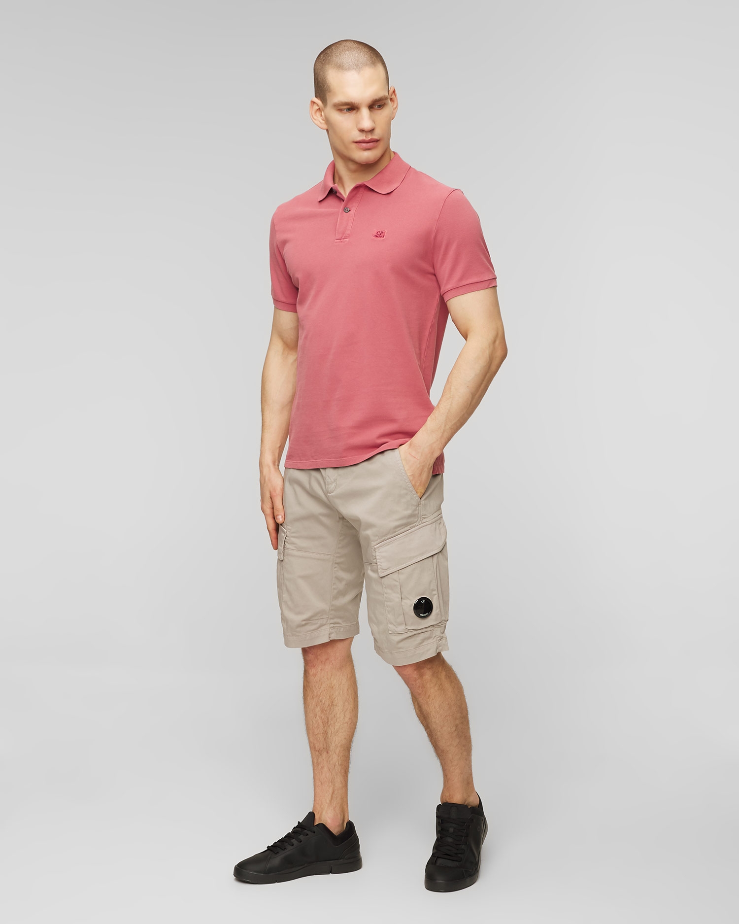 Šedé pánské kraťasy C.P. Company