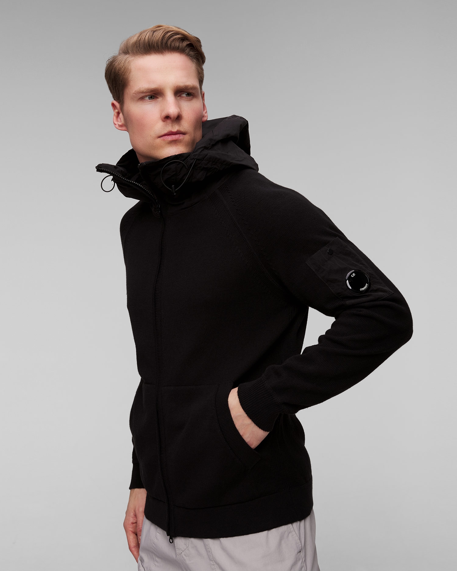 Pánská černá mikina C.P. Company