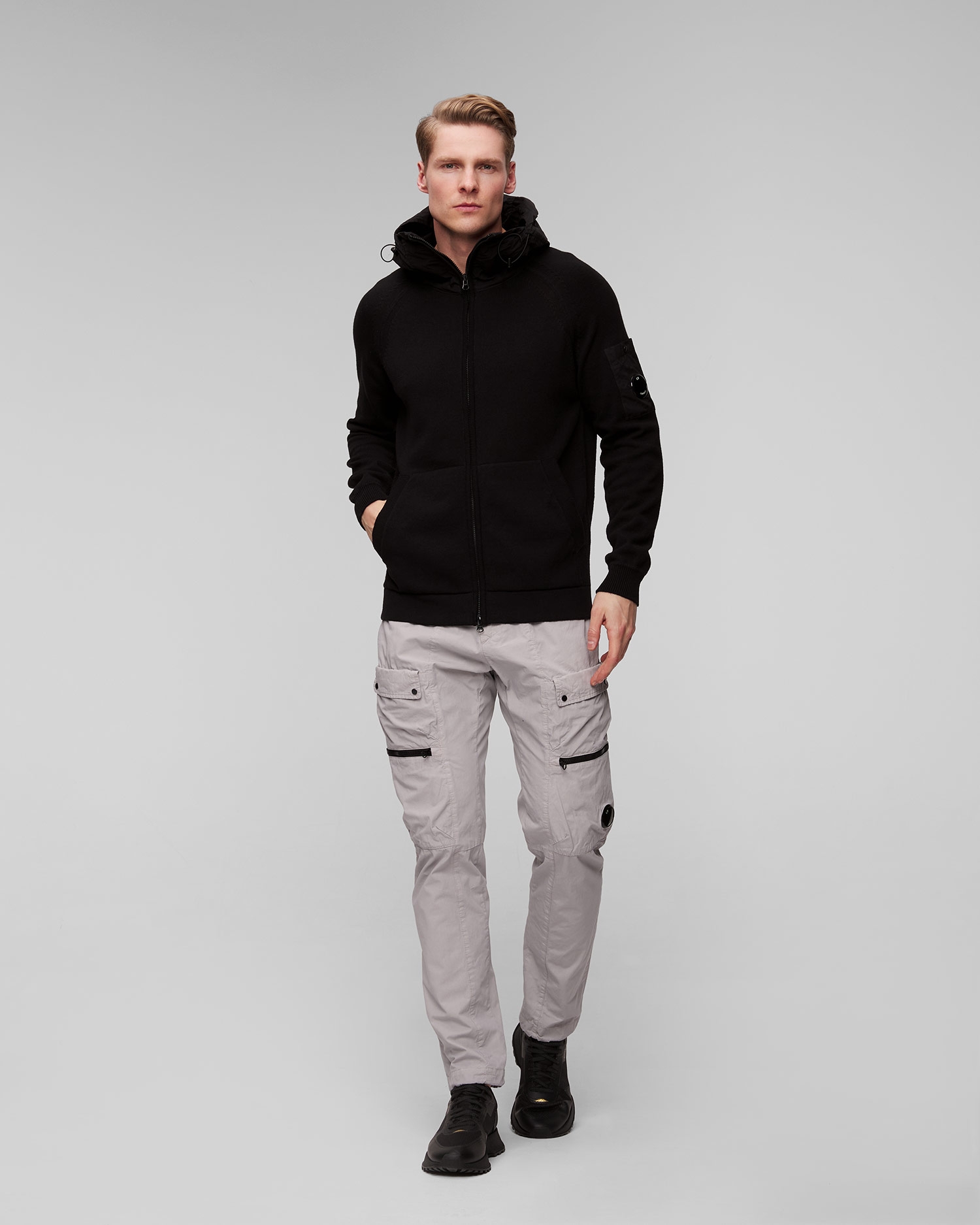 Pánská černá mikina C.P. Company