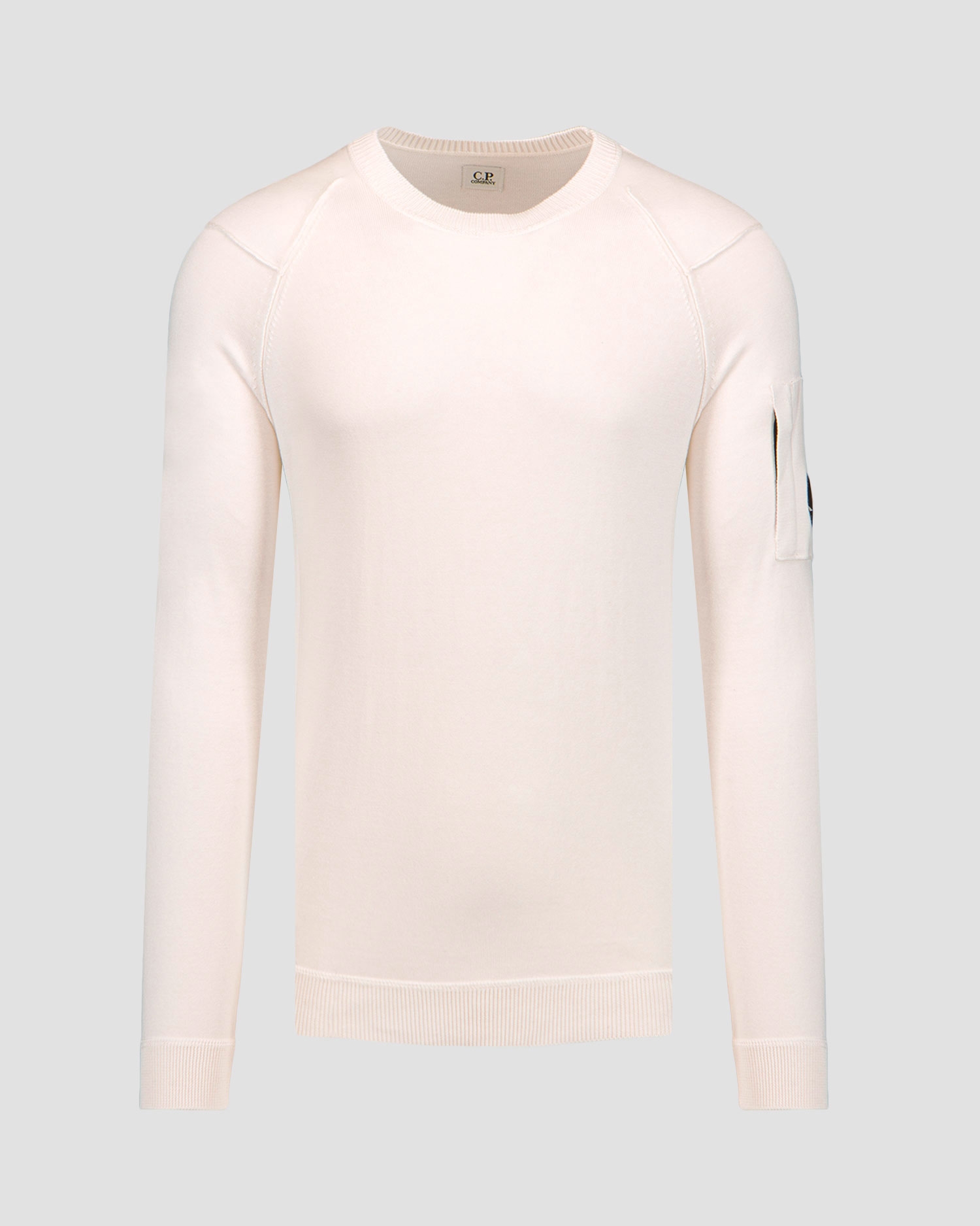 Pulover alb pentru bărbați C.P. Company, Culoare/Model: Biały