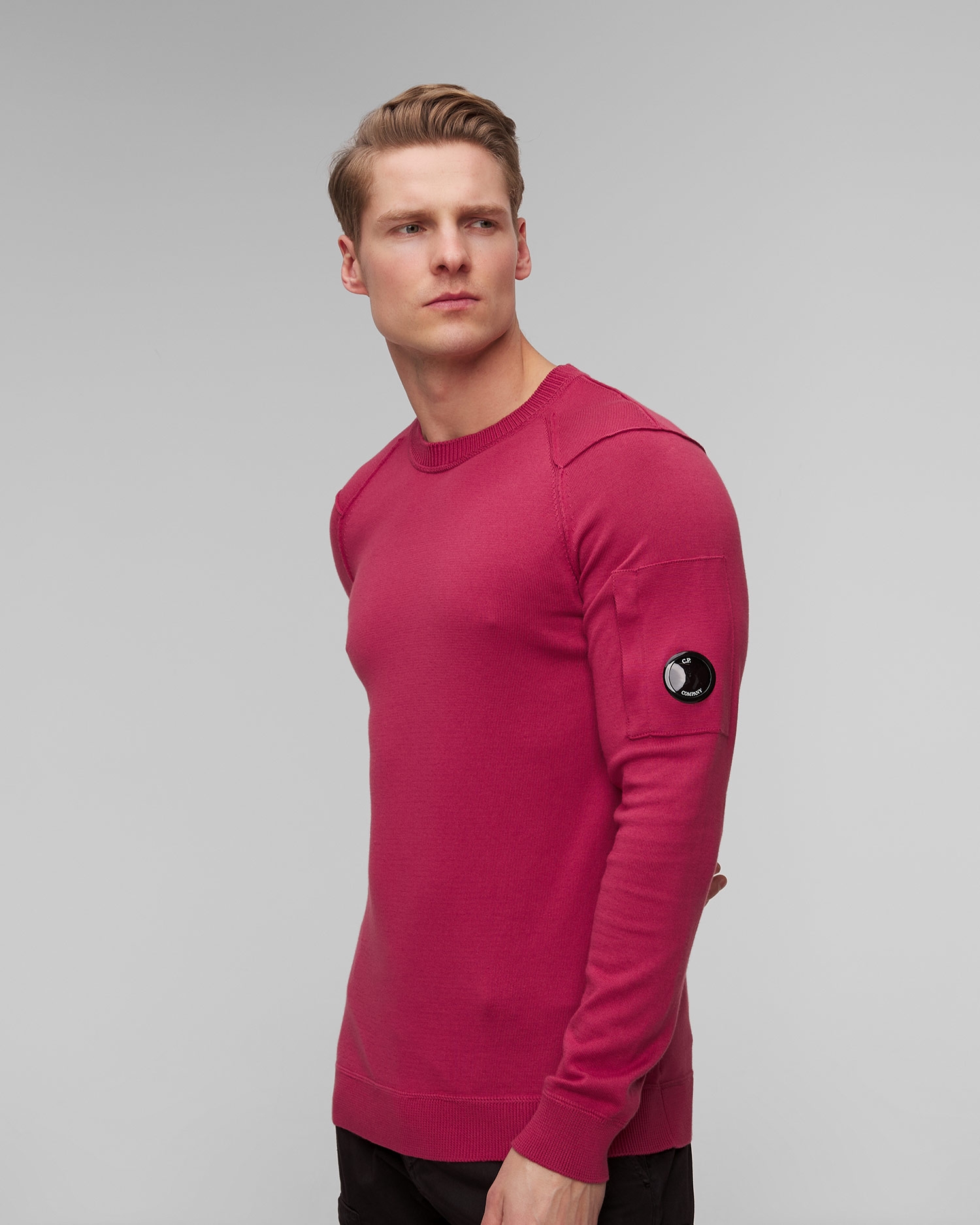 Pánský svetr C.P. Company v Bordó Barvě