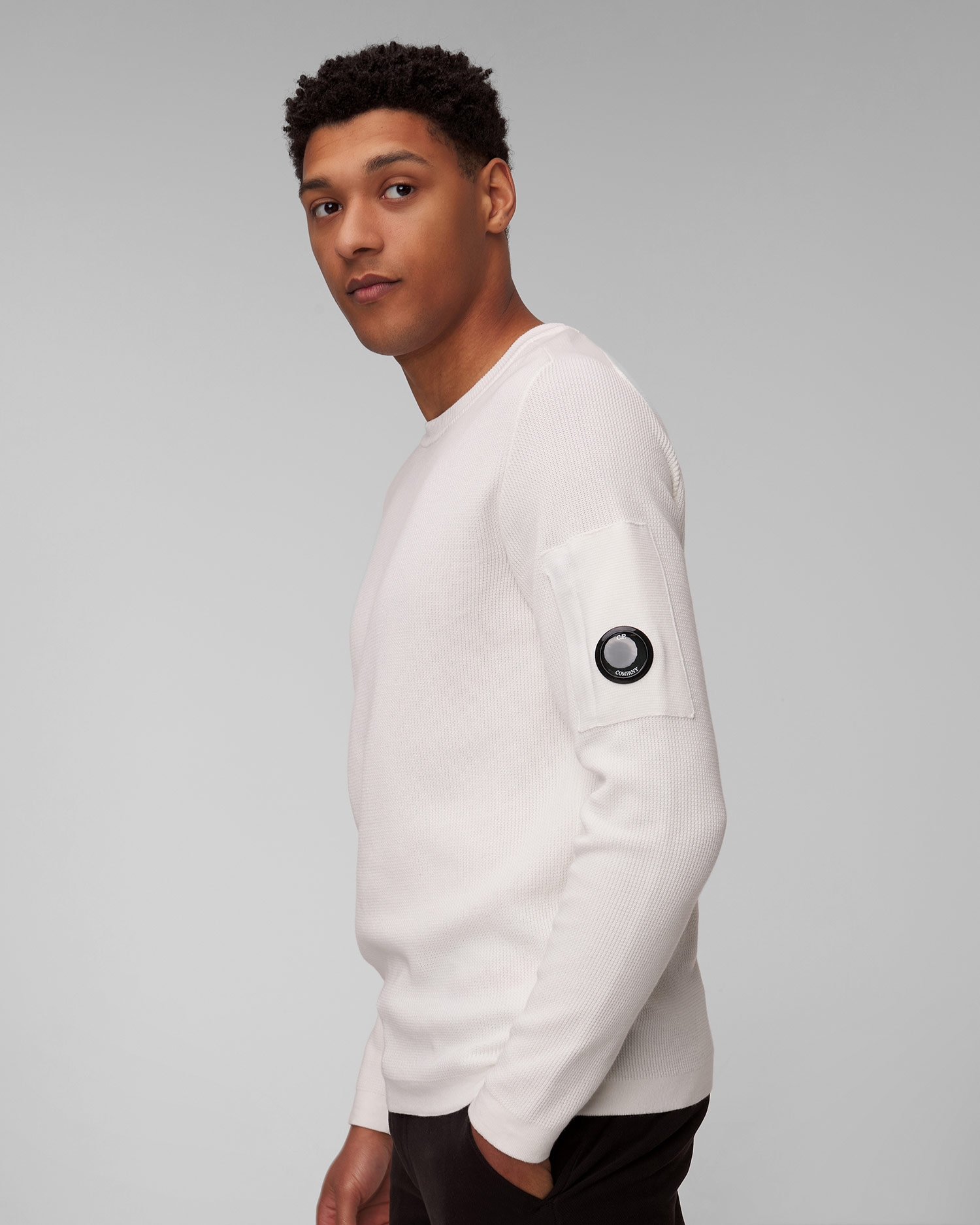 Bílý pánský svetr C.P. Company
