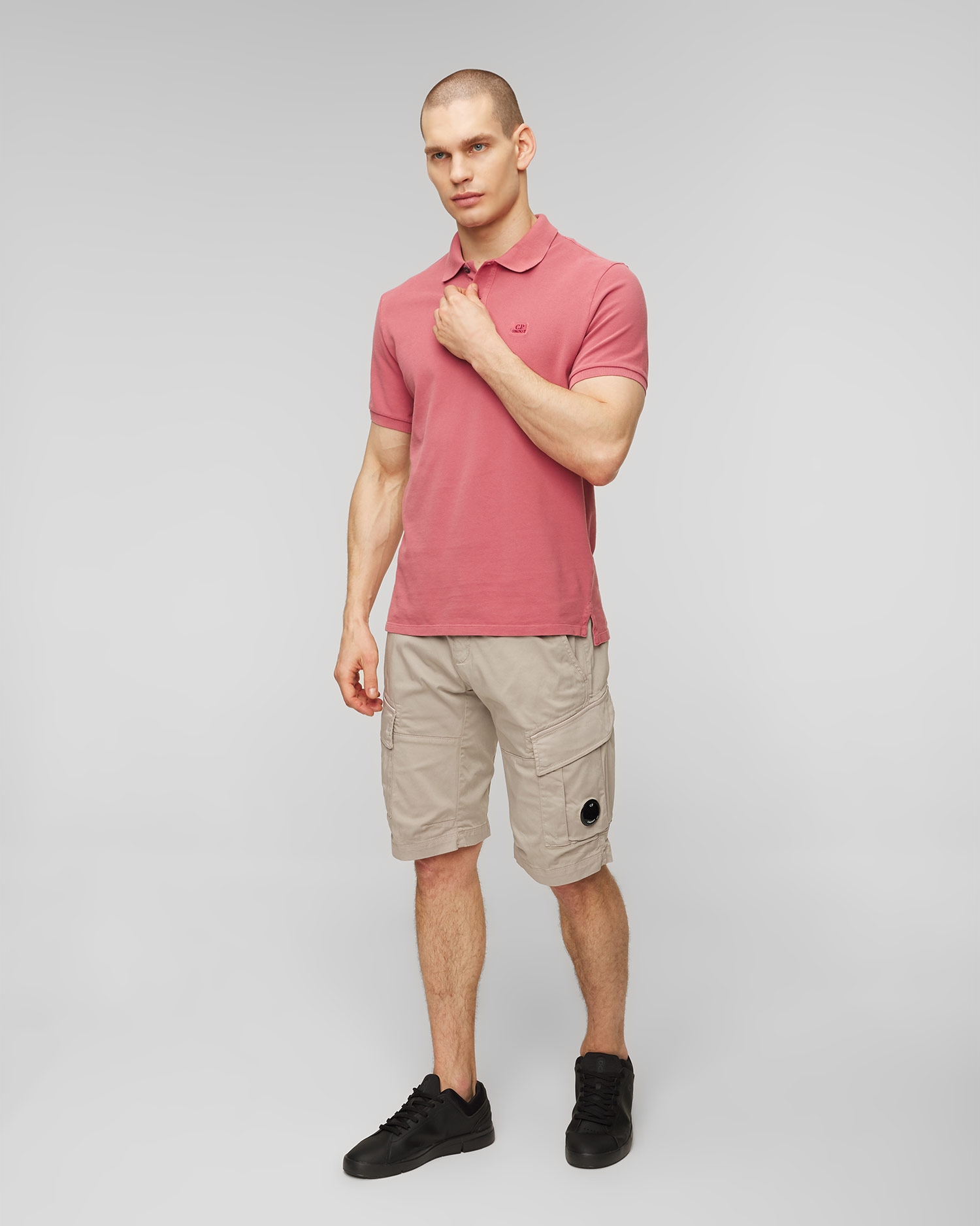 Růžová pánská polokošile C.P. Company