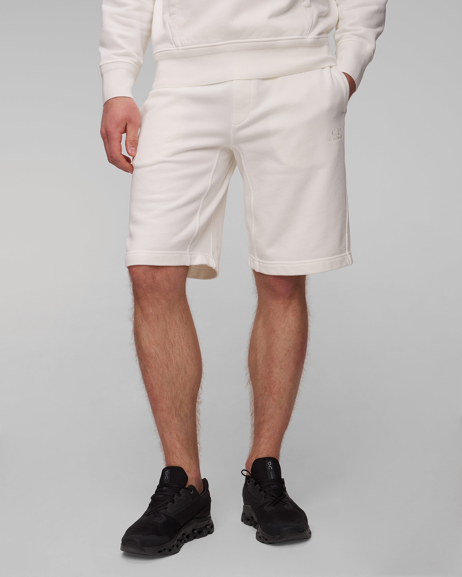 Pánské bílé kraťasy C.P. Company