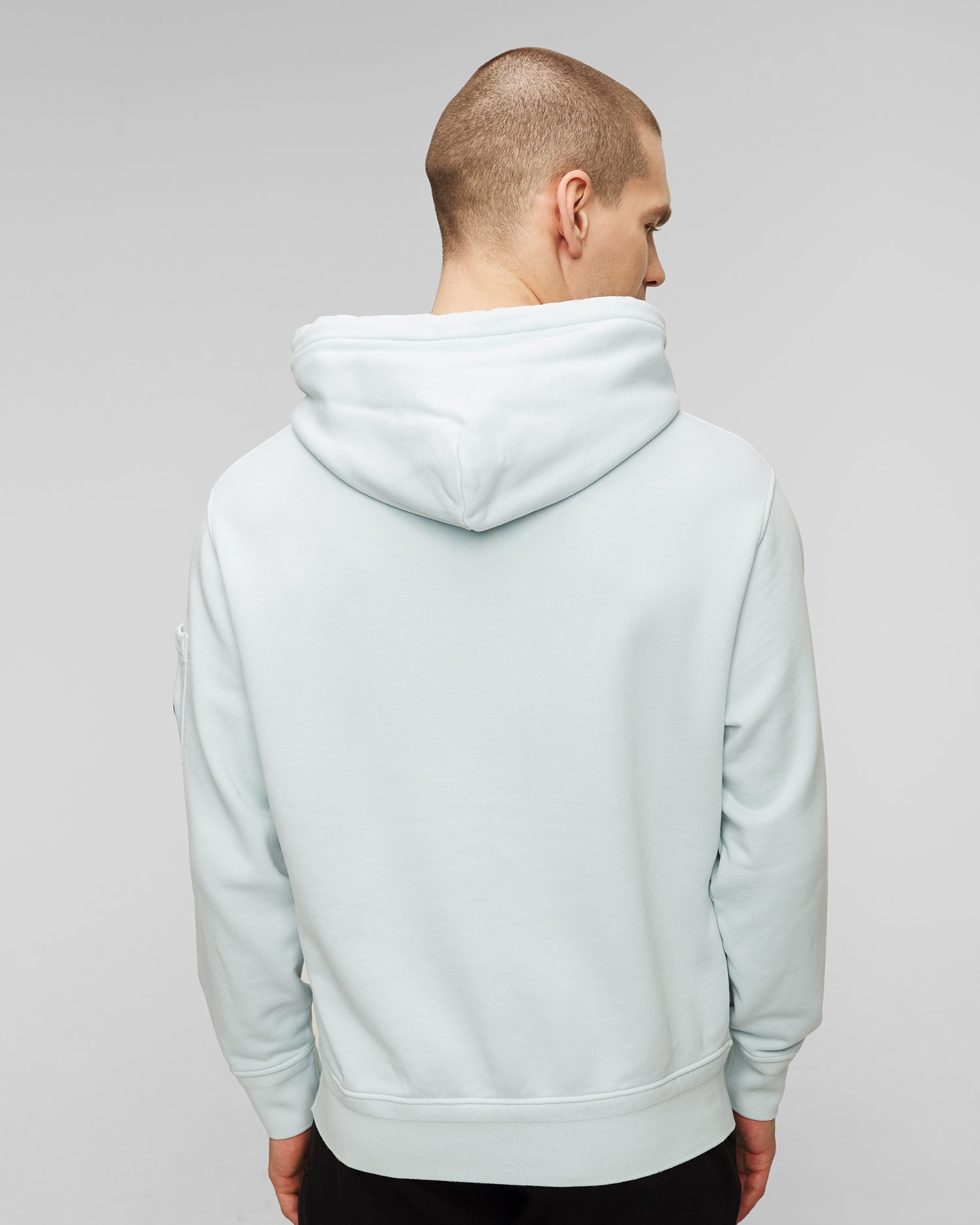 Modrá pánská mikina s kapucou C.P. Company