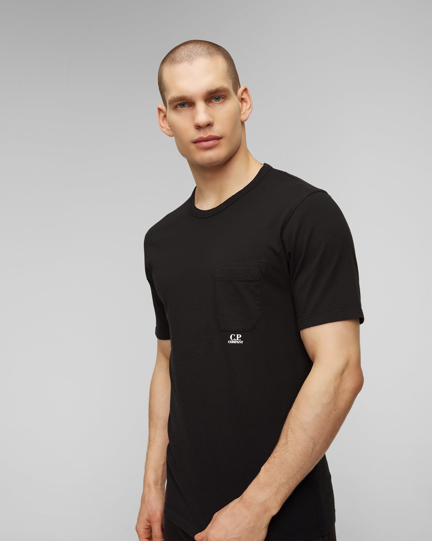 Černé pánské tričko C.P. Company