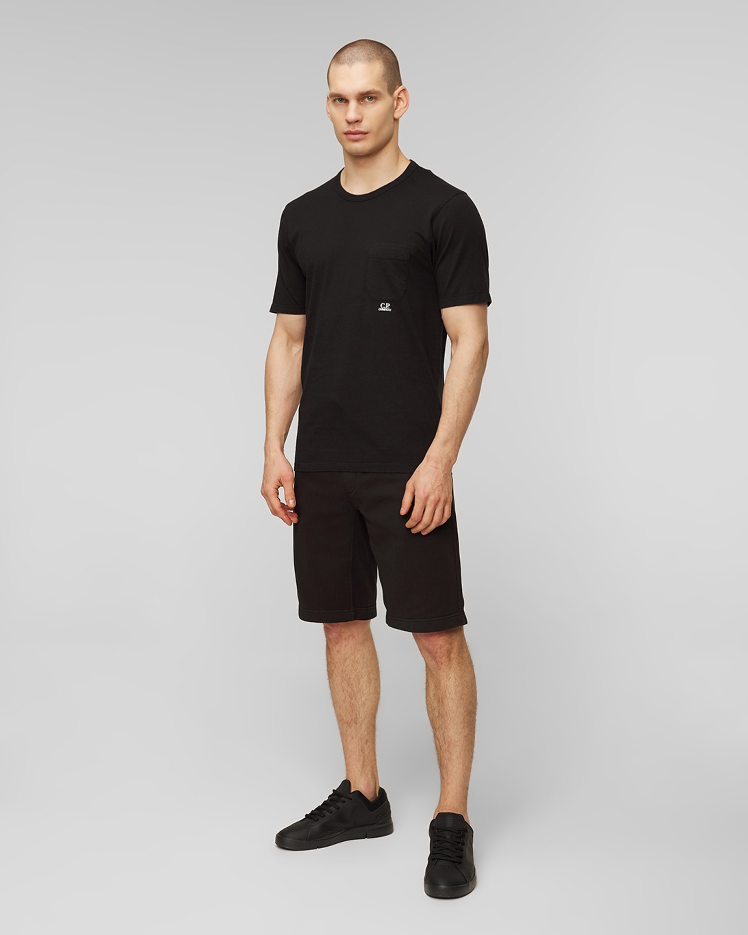Černé pánské tričko C.P. Company