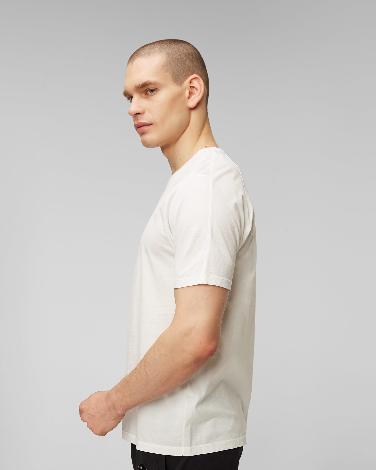 Bílé pánské tričko C.P. Company