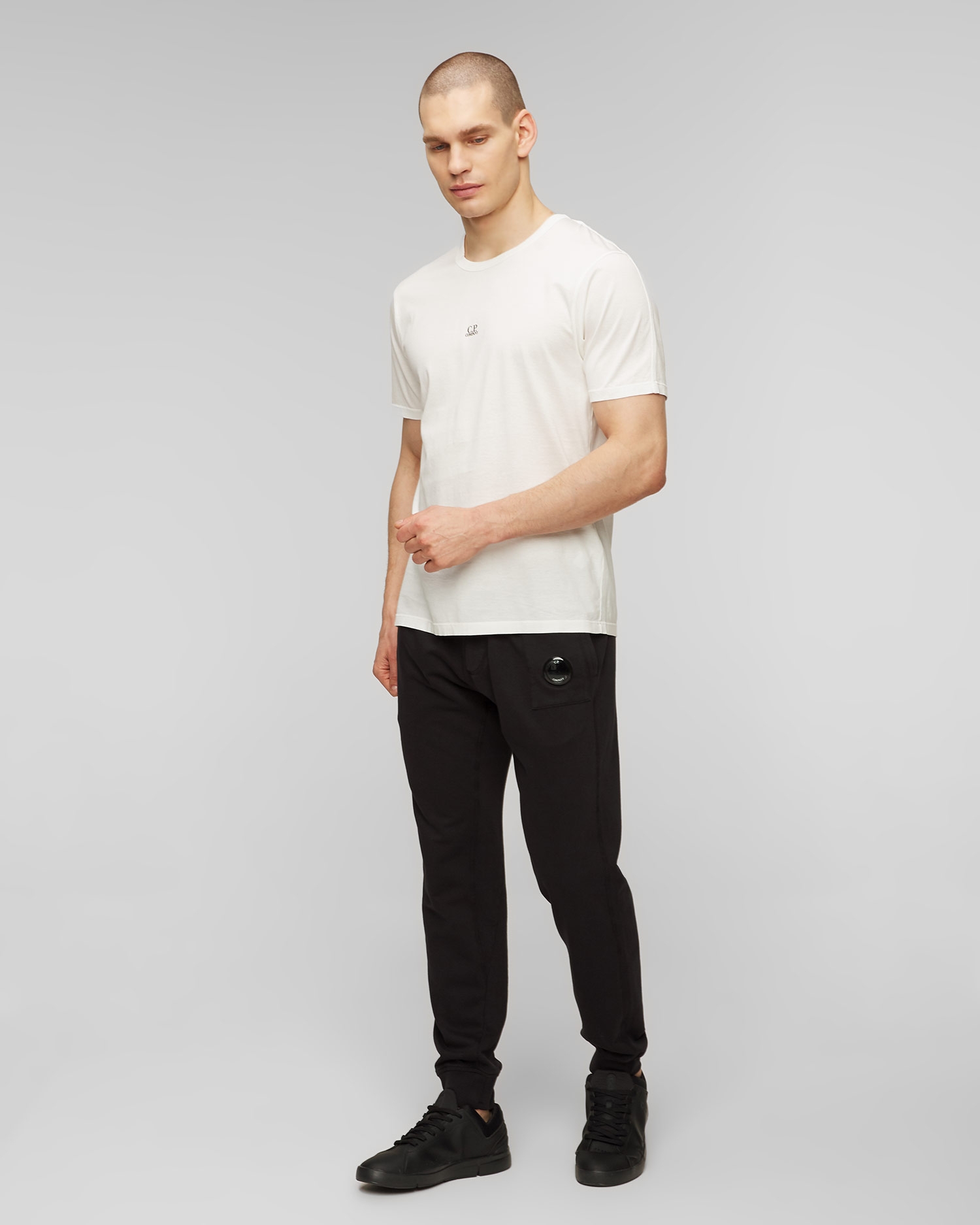 Bílé pánské tričko C.P. Company