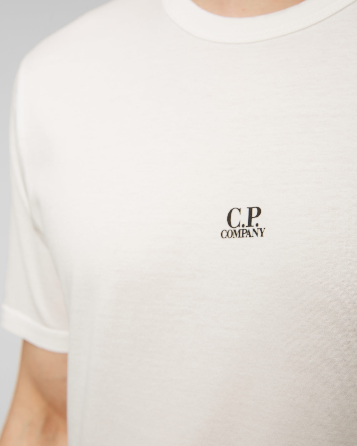 Bílé pánské tričko C.P. Company