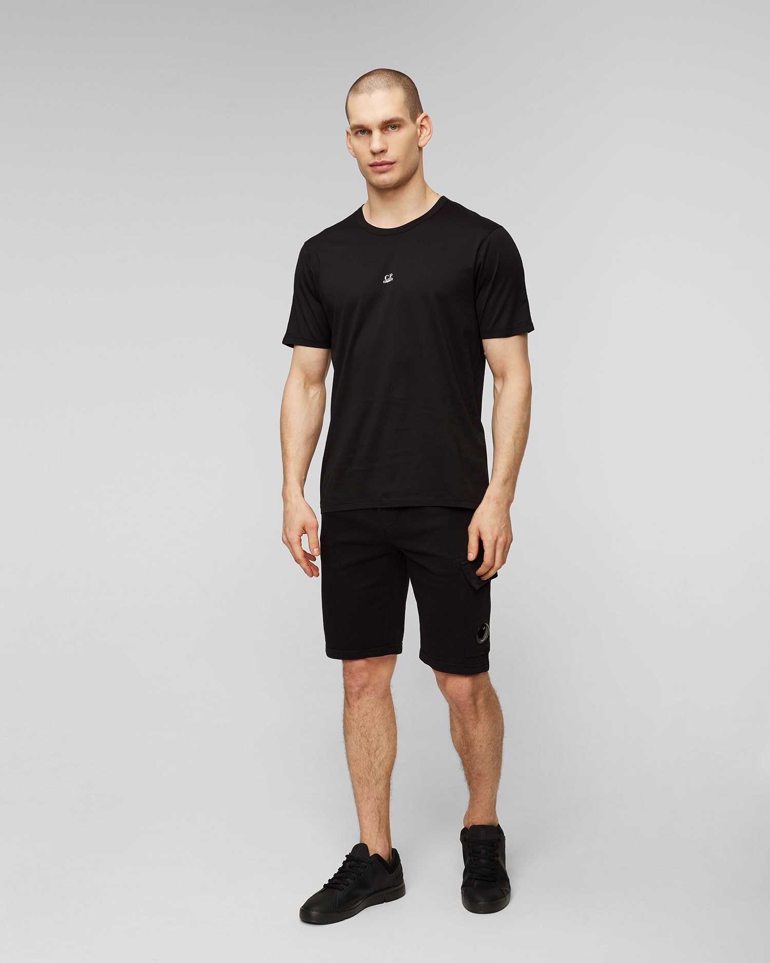 Černé pánské tričko C.P. Company