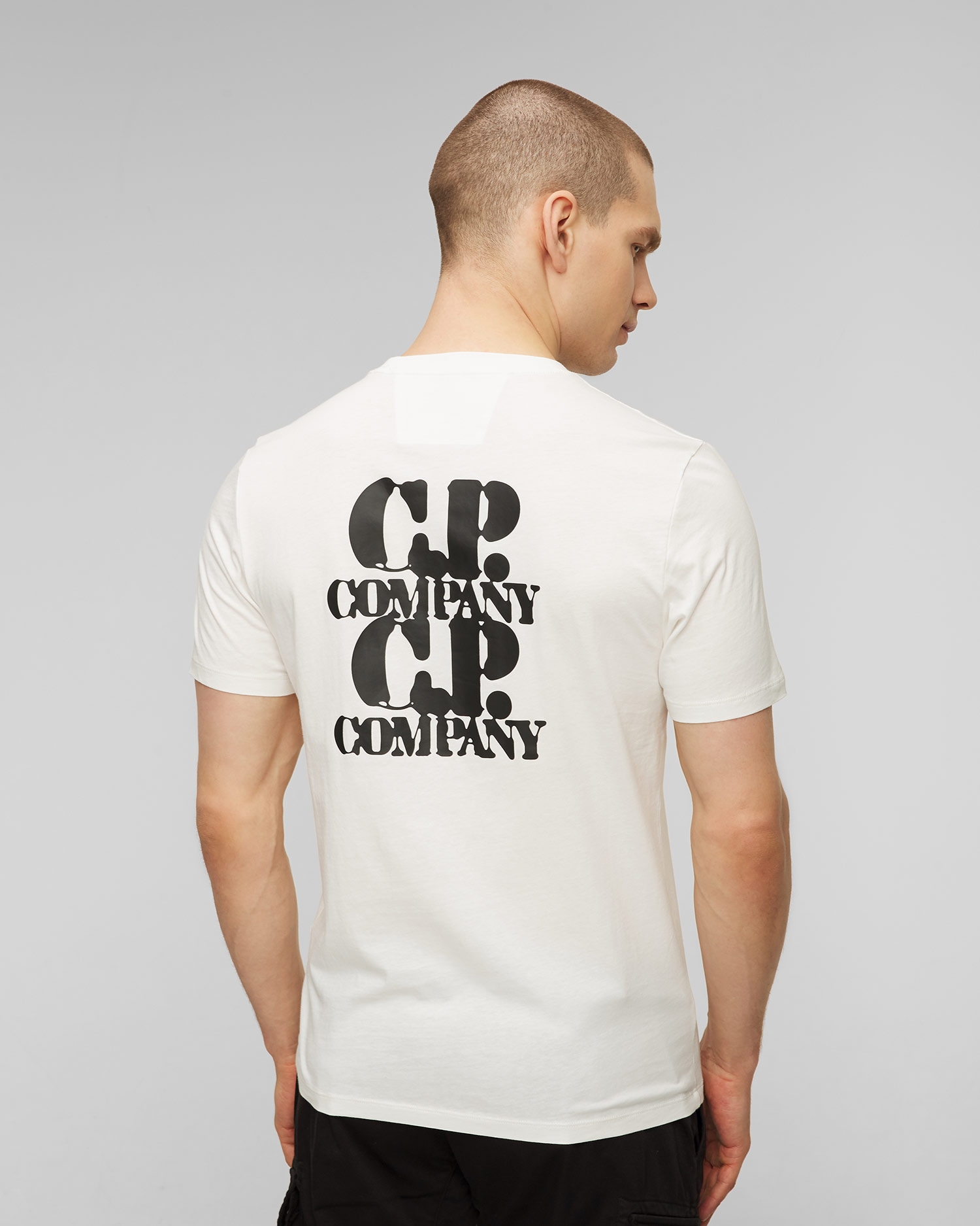 Bílé pánské tričko C.P. Company