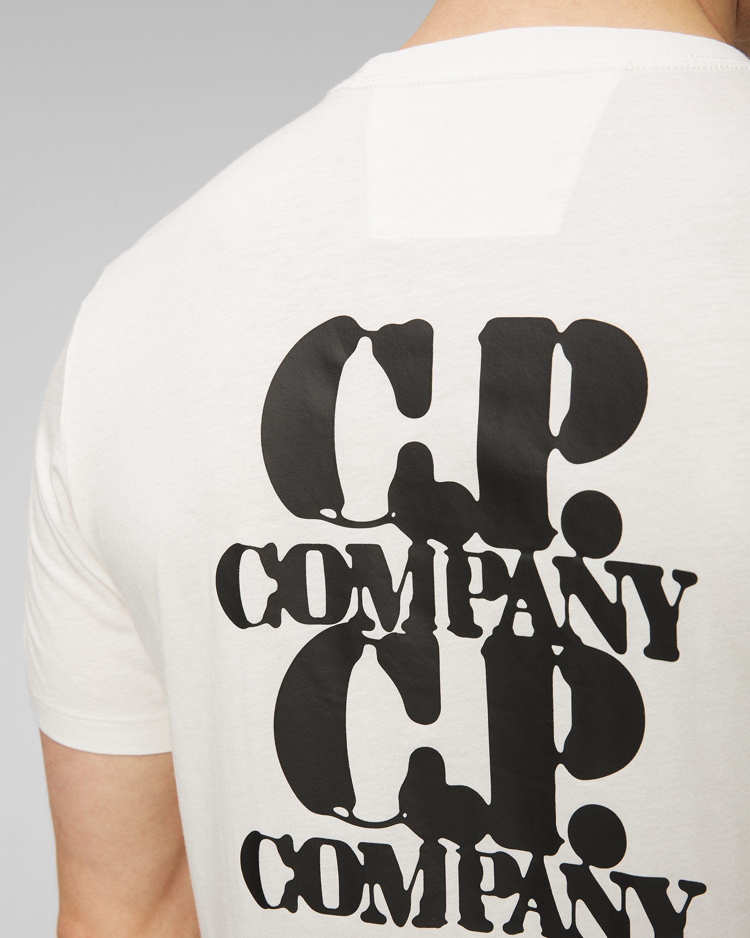 Bílé pánské tričko C.P. Company