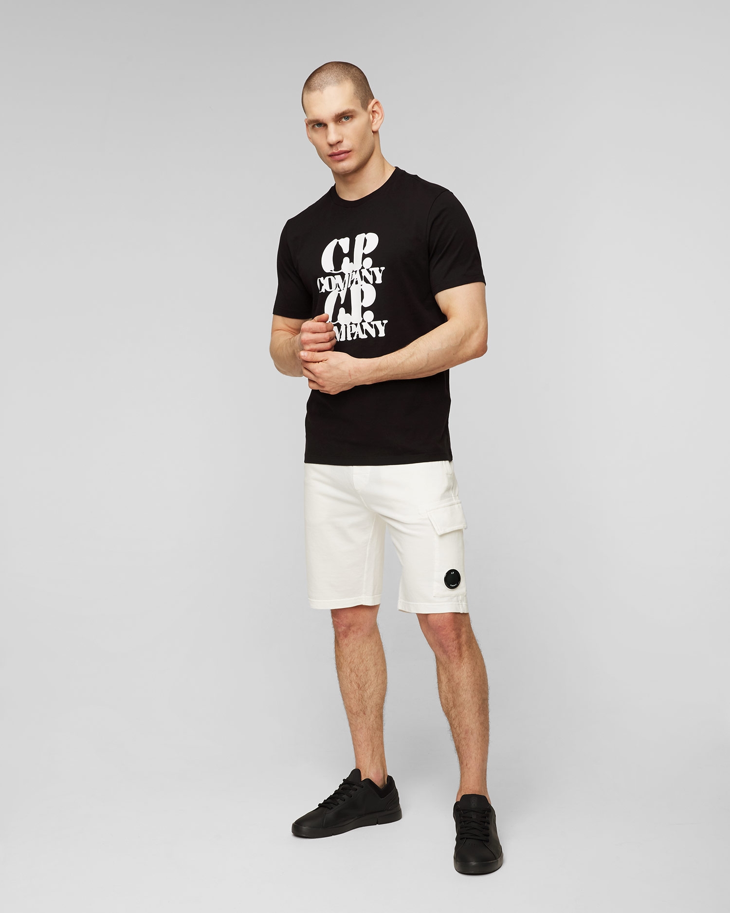 Černé pánské tričko C.P. Company