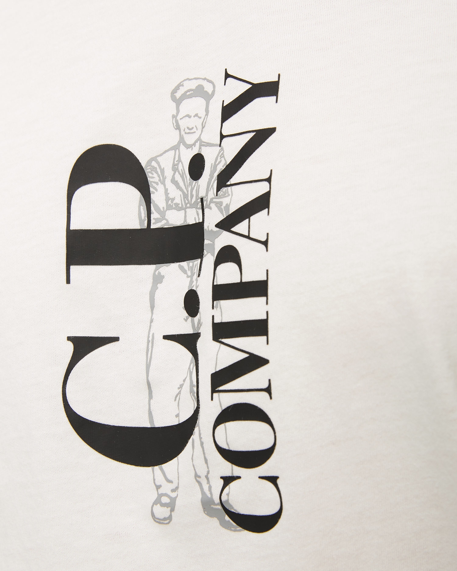 Bílé pánské tričko C.P. Company