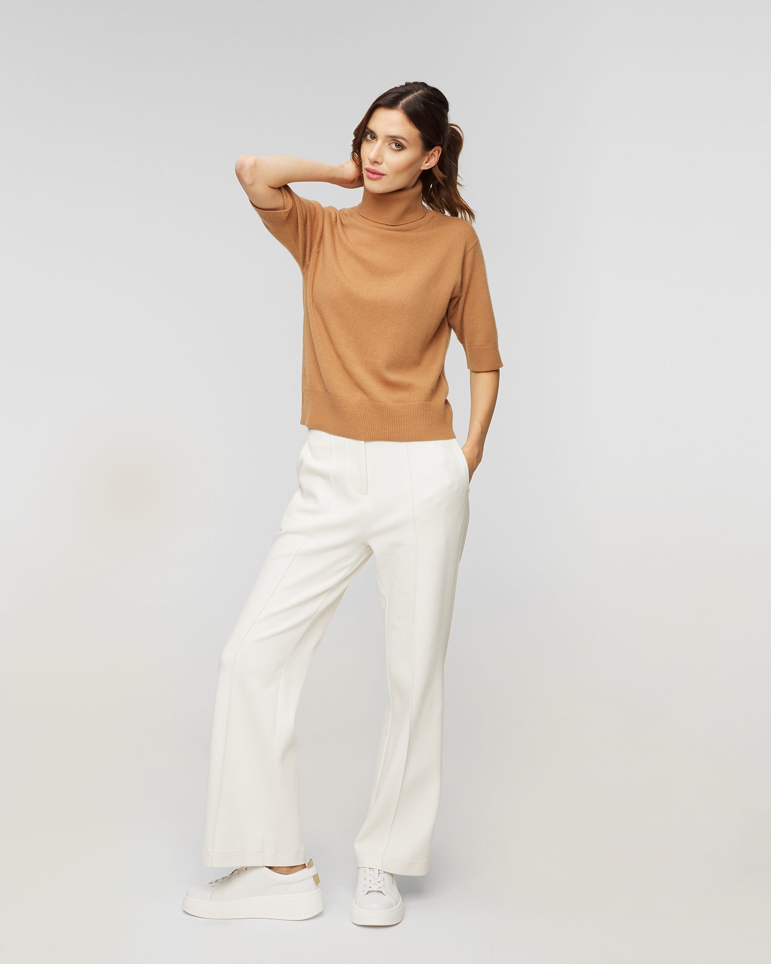 Dámský kašmírový svetr Allude Turtleneck-sweater