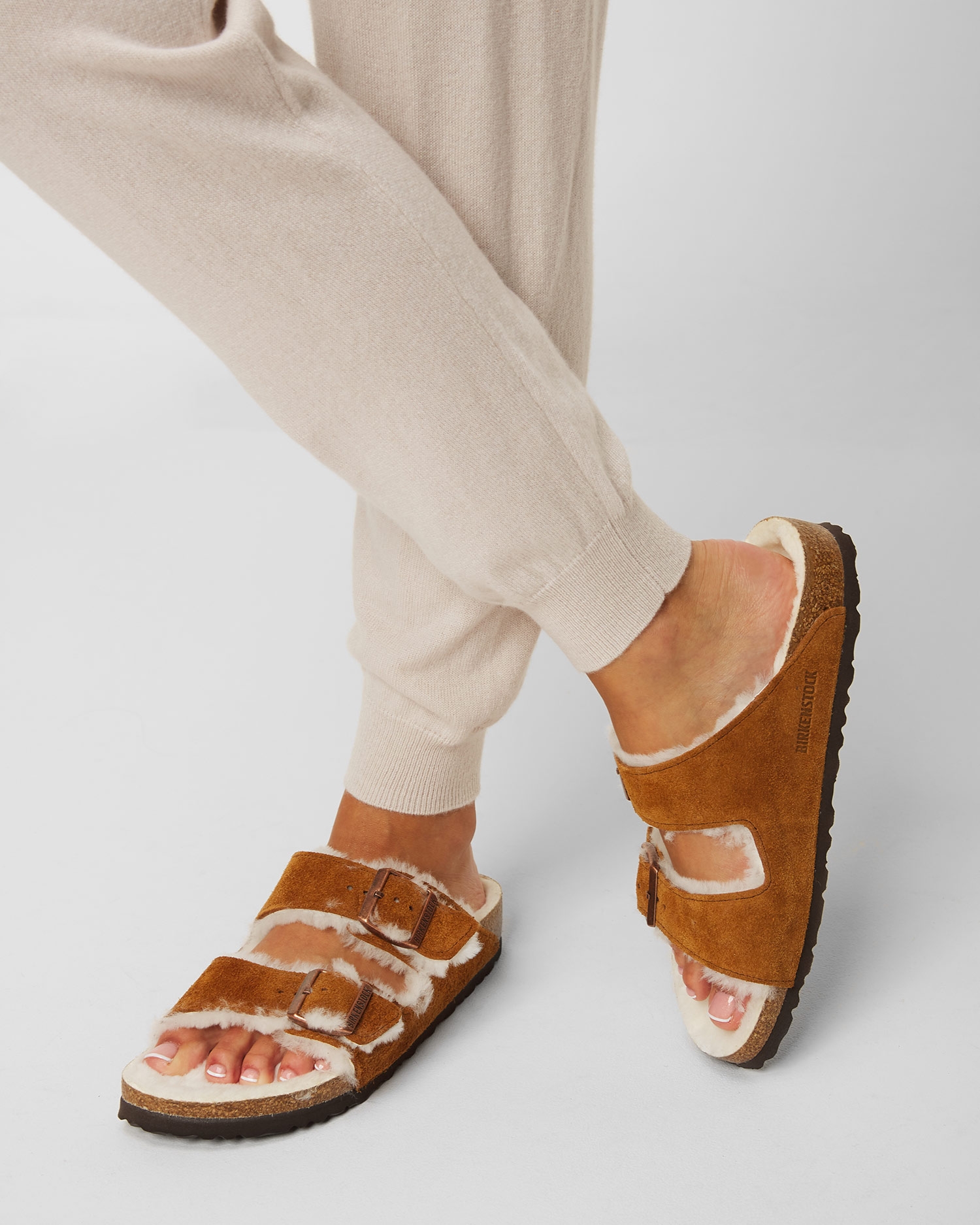 Pantofle BIRKENSTOCK ARIZONA VL SHEEPSKIN