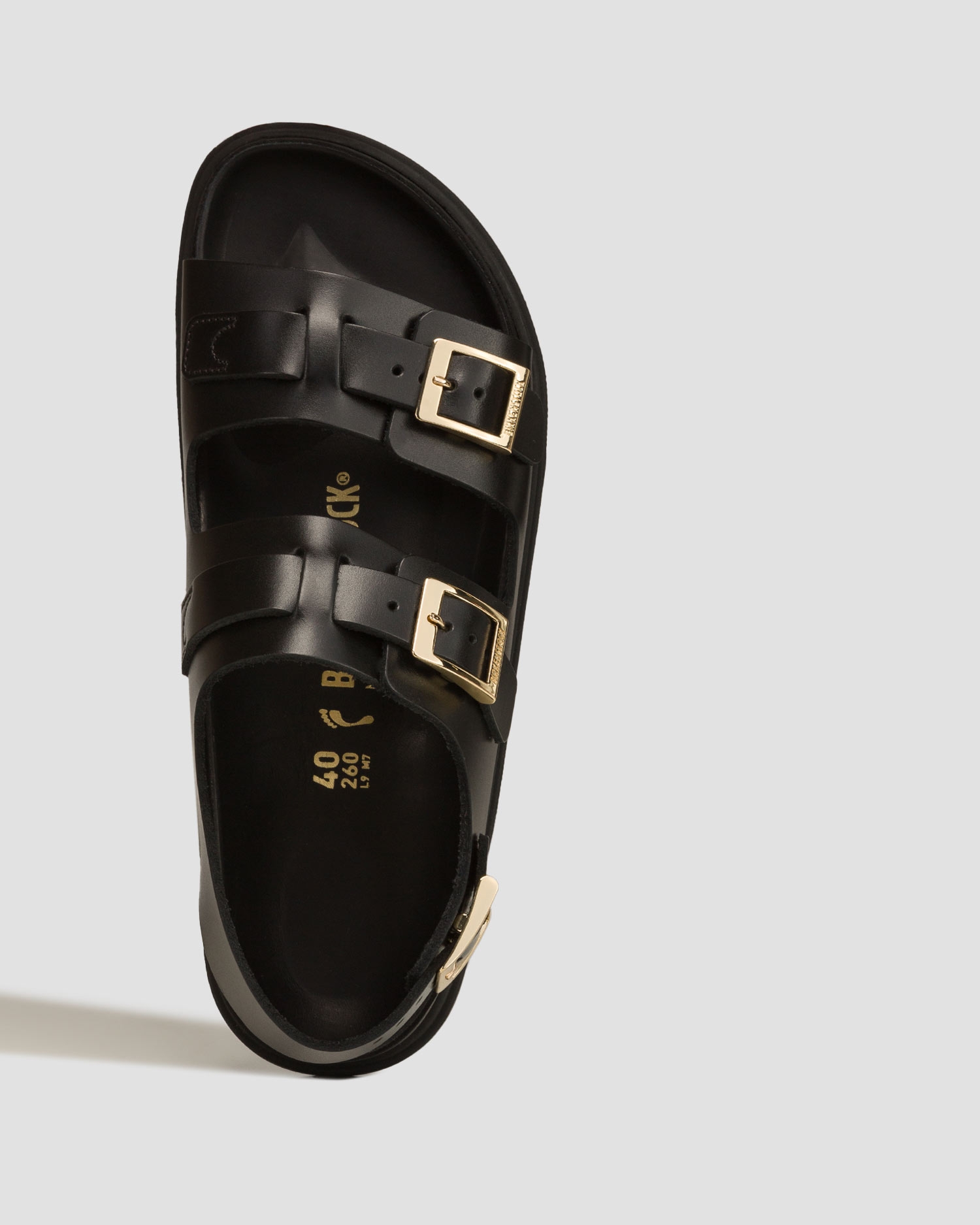 Černé dámské sandále Birkenstock Cannes Natural Leather Narrow