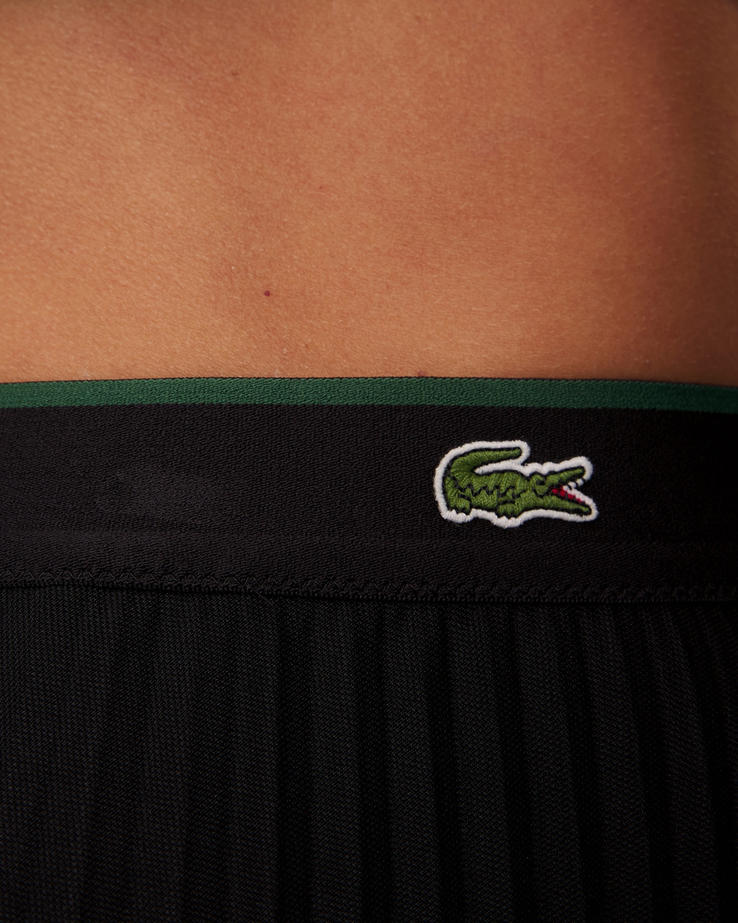 Dámská černá plisovaná sukně Lacoste JF2701