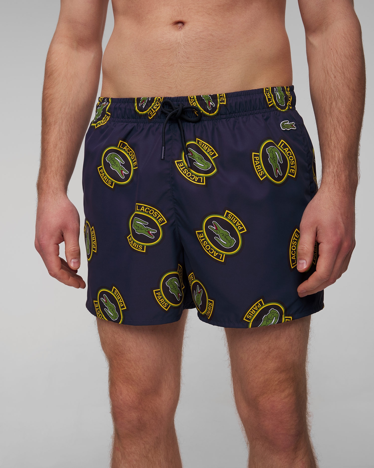 Pánské tmavě modré plavky Lacoste MH7272