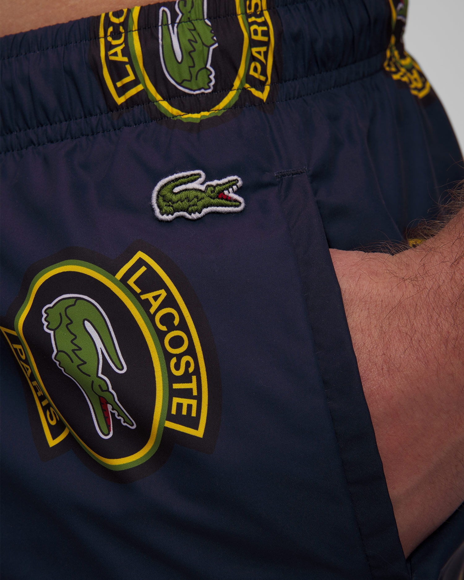 Pánské tmavě modré plavky Lacoste MH7272