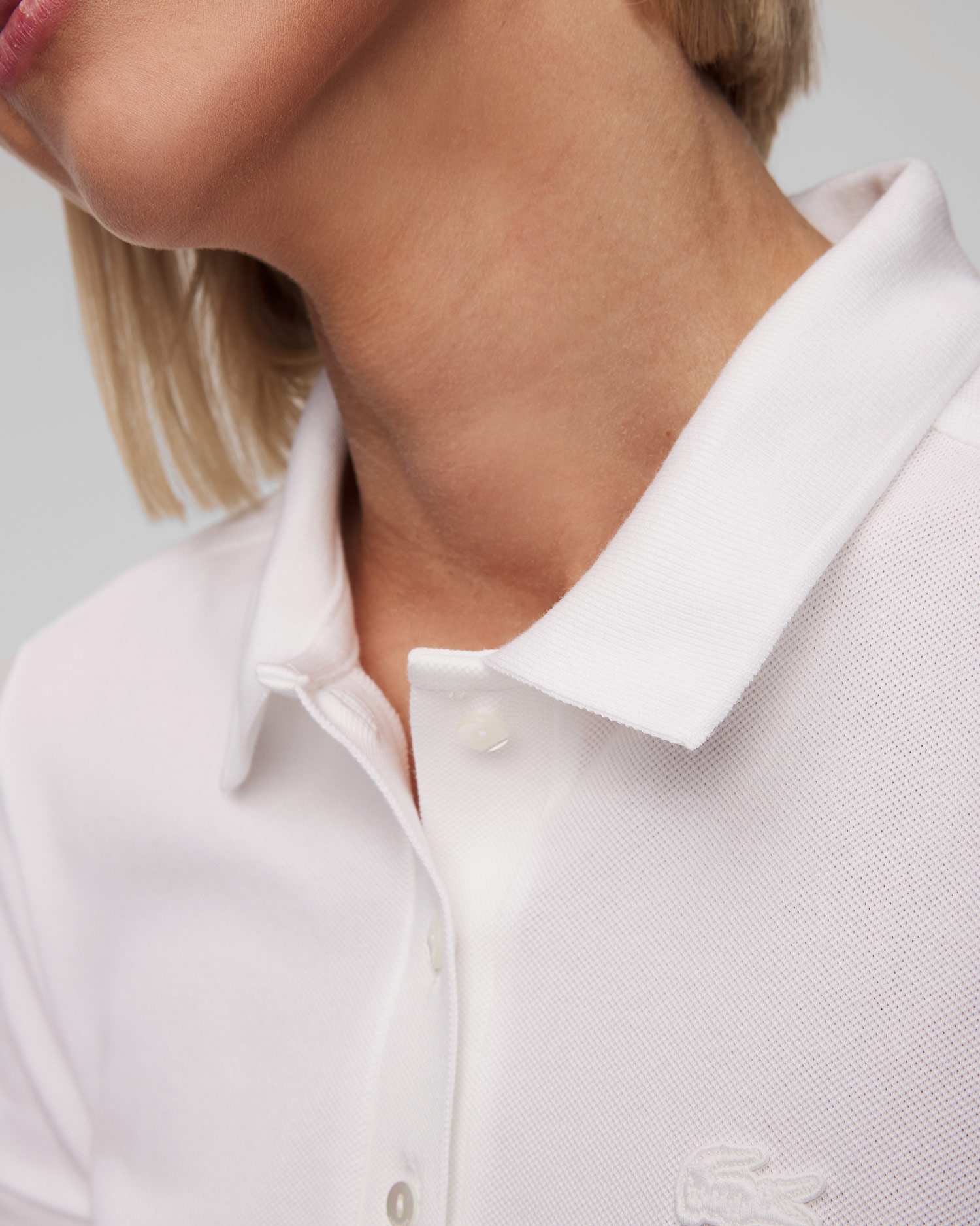 Dámská bílá polokošile Lacoste PF5462