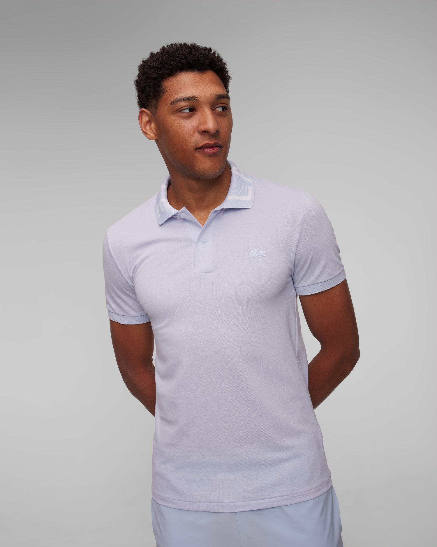 Světle modré pánské polo Lacoste PH7495