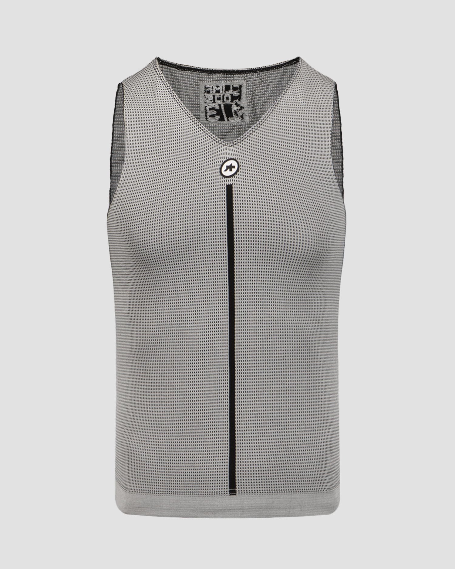 Pánské šedé cyklistické tílko Assos 1/3 NS Skin Layer P1