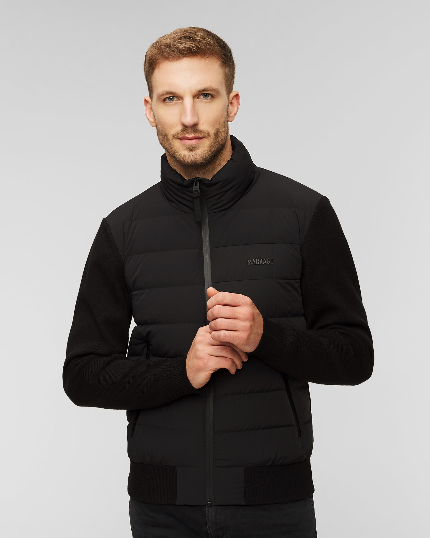 Černá pánská bundomikina Mackage Haney-City