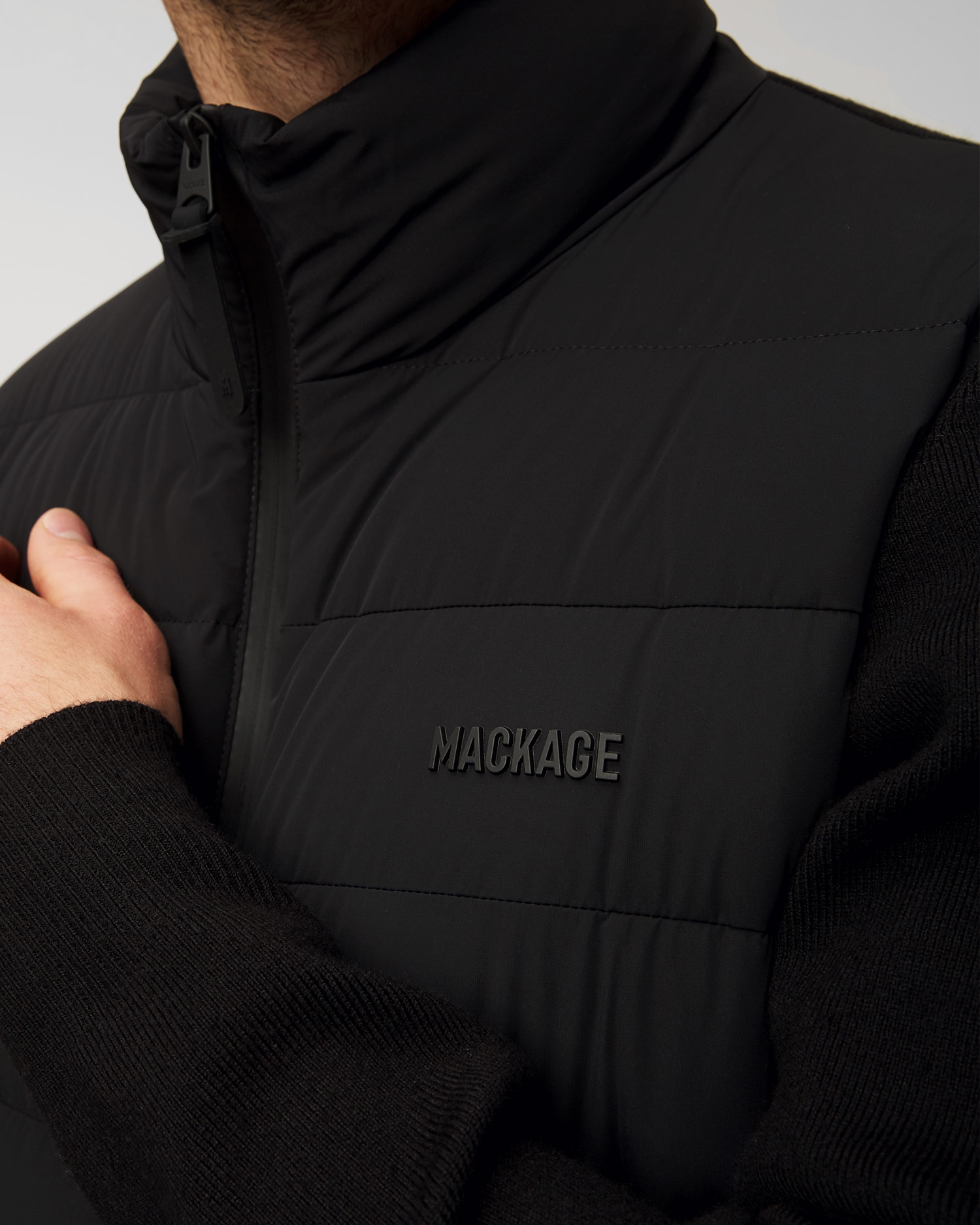 Černá pánská bundomikina Mackage Haney-City