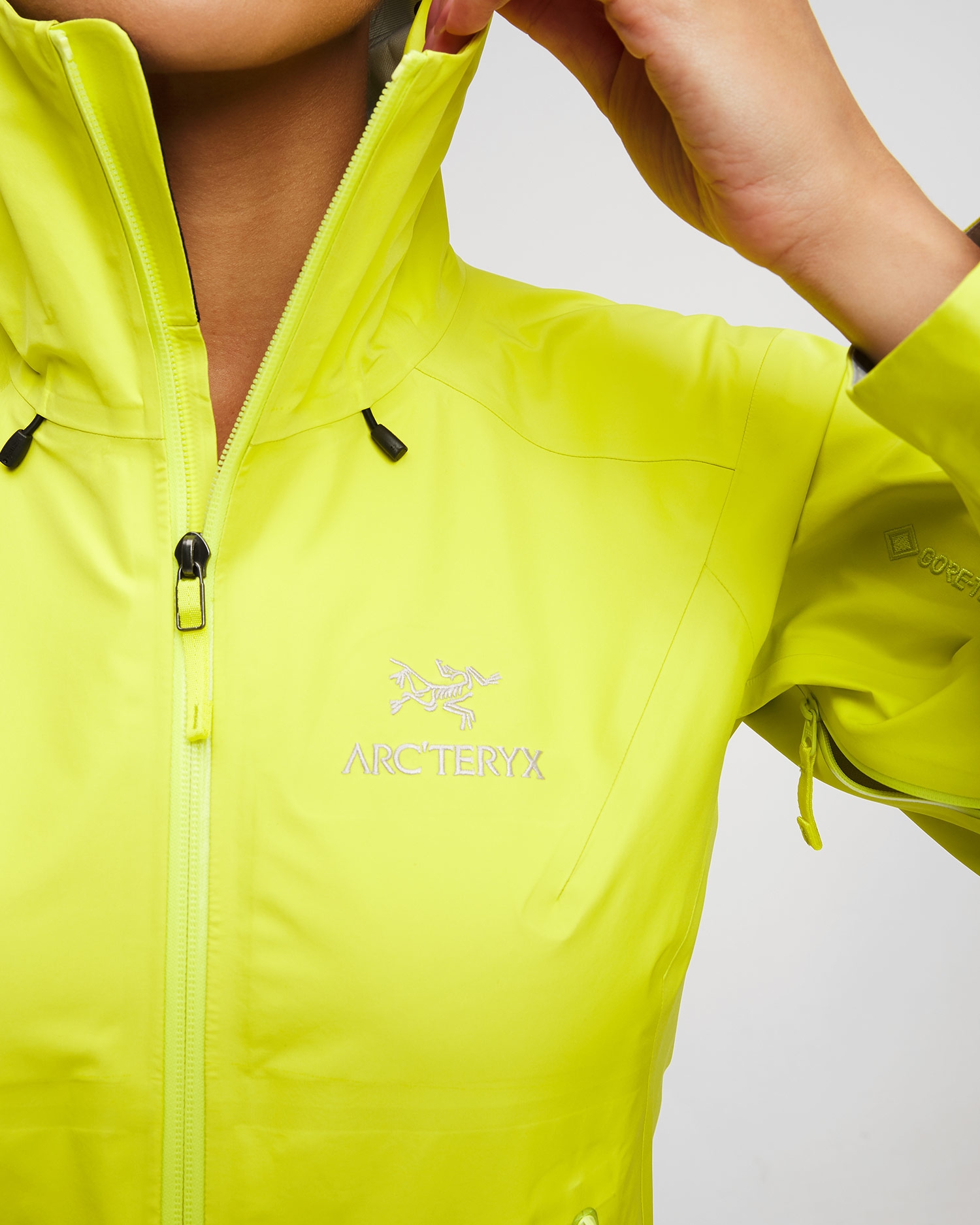 Žlutá dámská bunda s membránou Arcteryx Beta LT