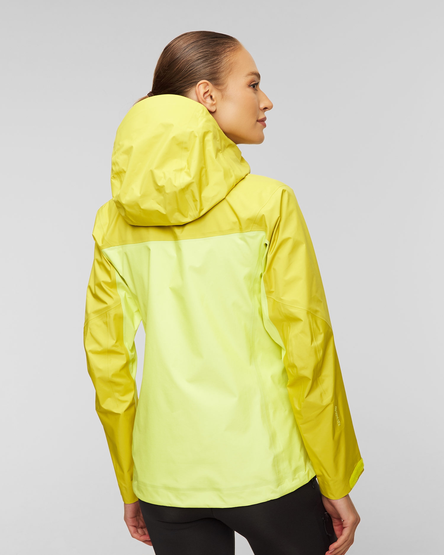 Žlutá dámská bunda hardshell Arcteryx Alpha