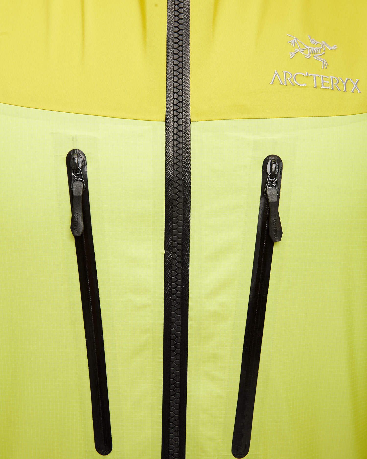 Žlutá dámská bunda hardshell Arcteryx Alpha