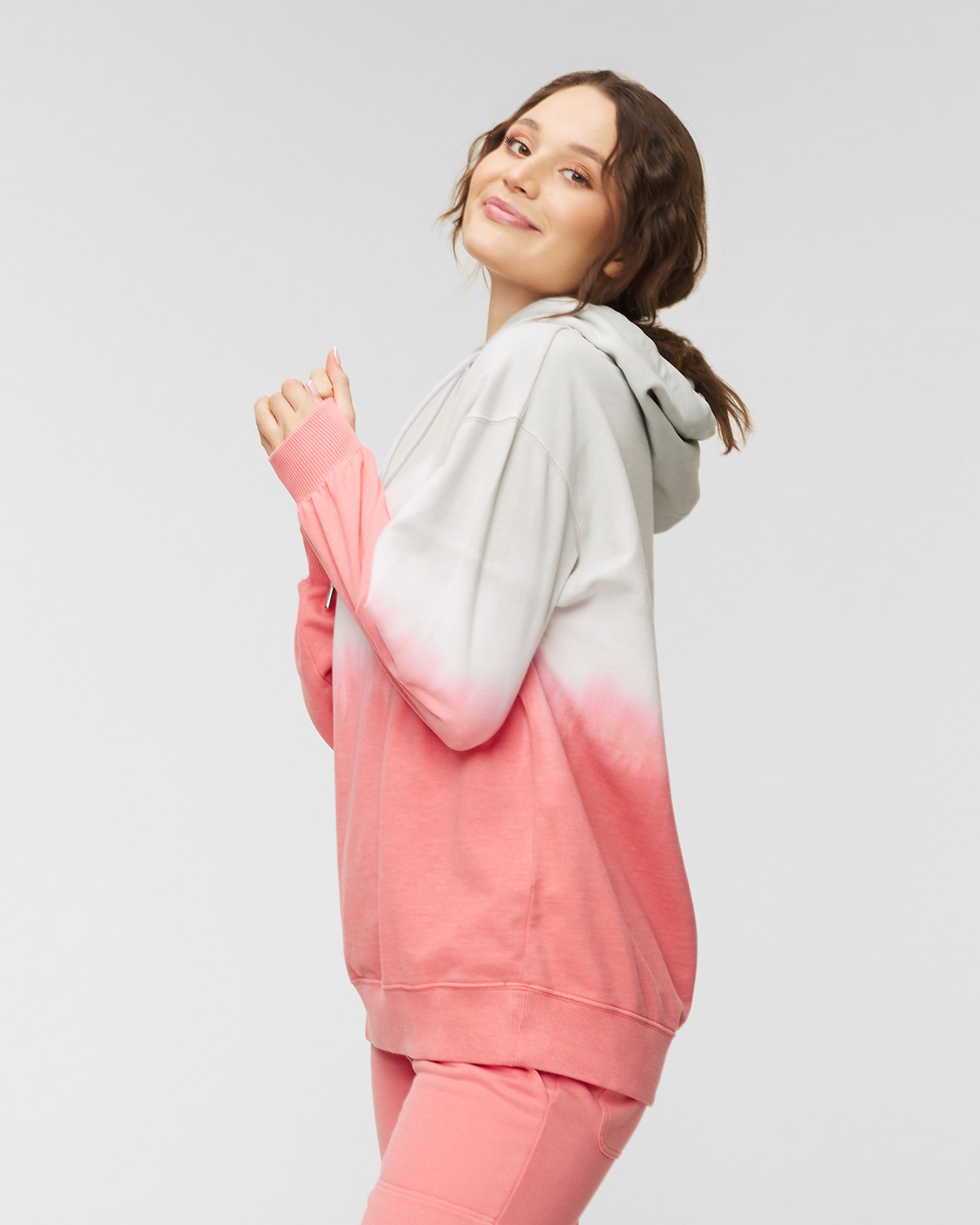 Mikina JUVIA FLEECE DEEP DYE OVERSIZED