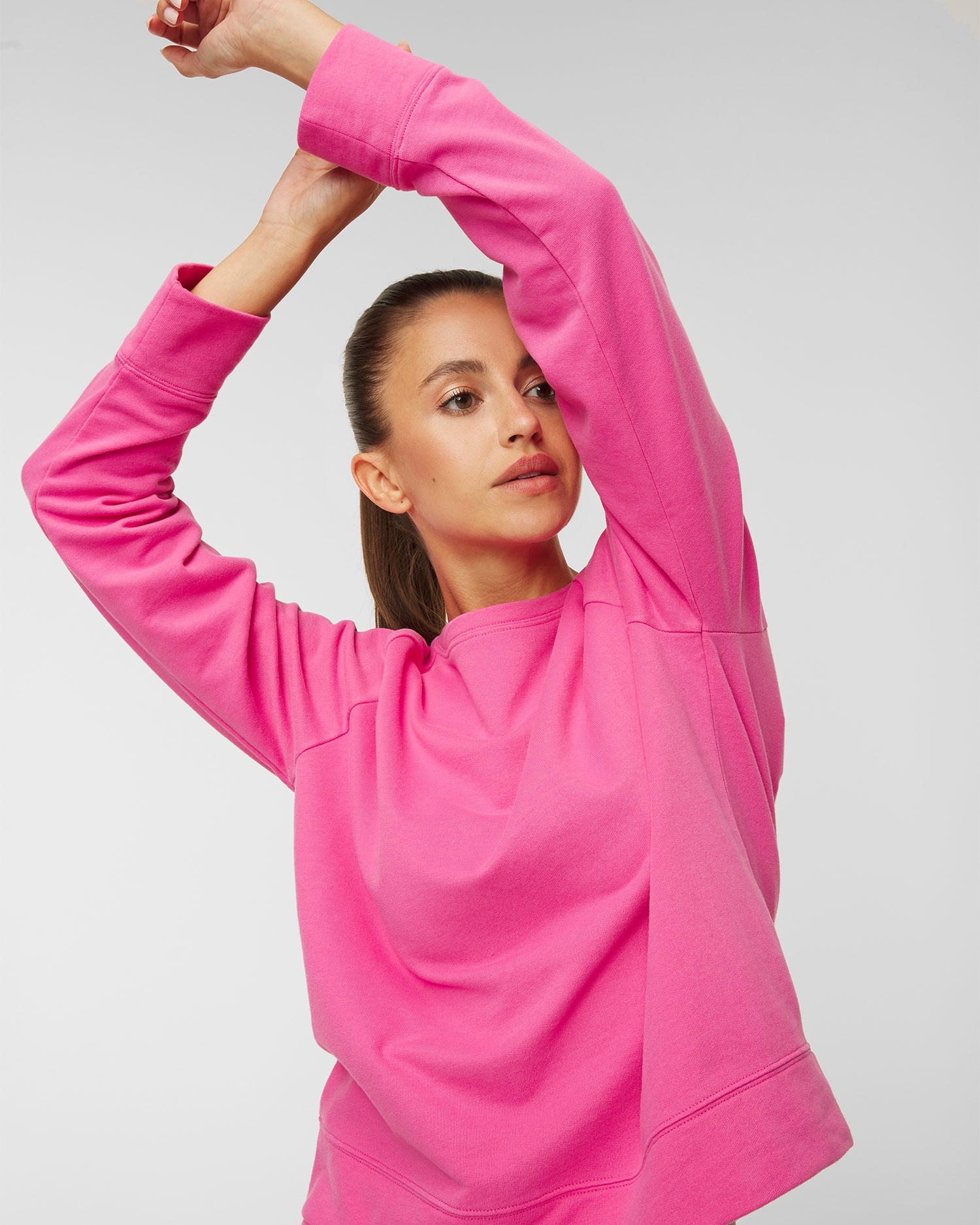 Mikina JUVIA LIGHT FLEECE CROPPED