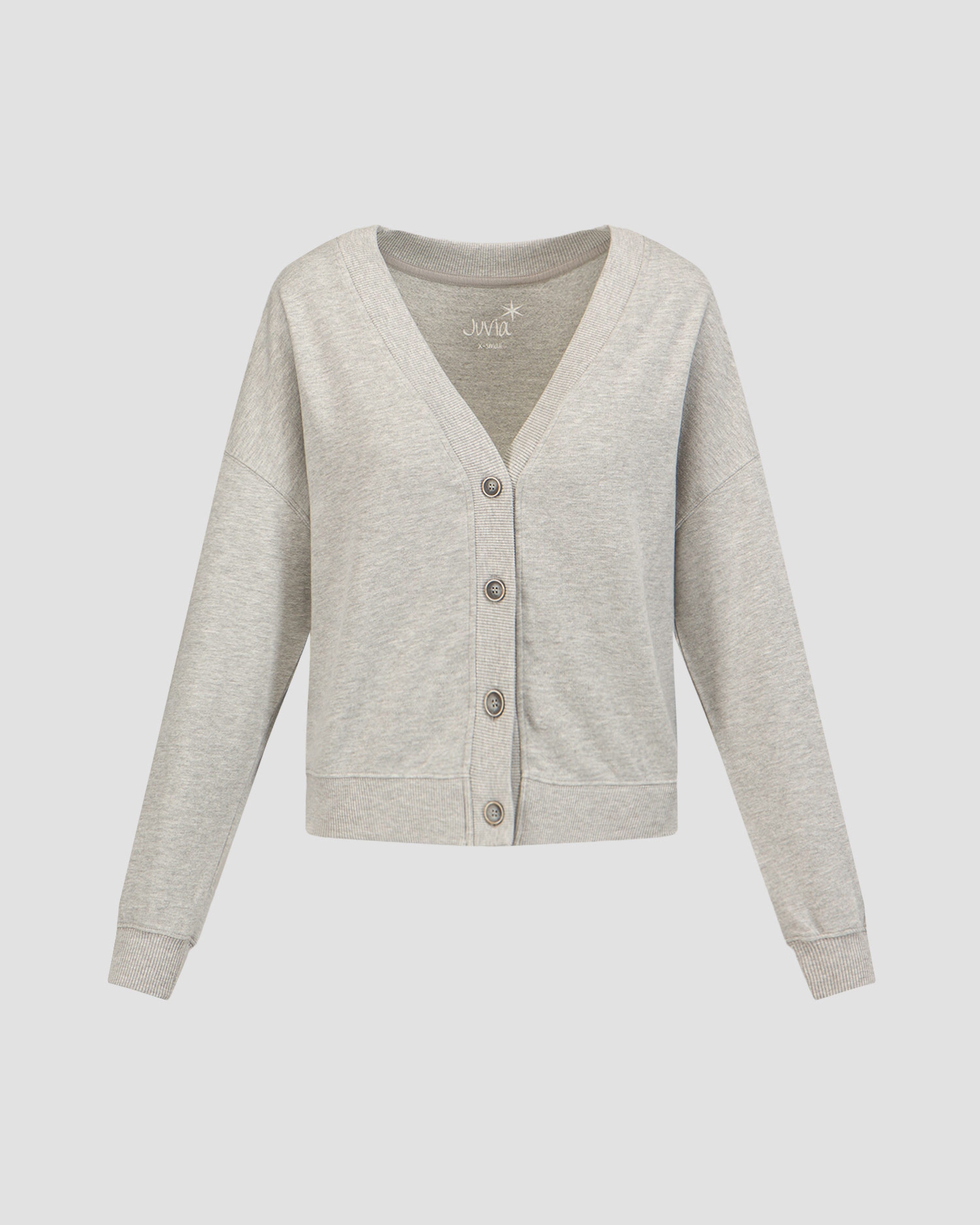 Dámský kardigan Juvia Lou v Šedé Barvě