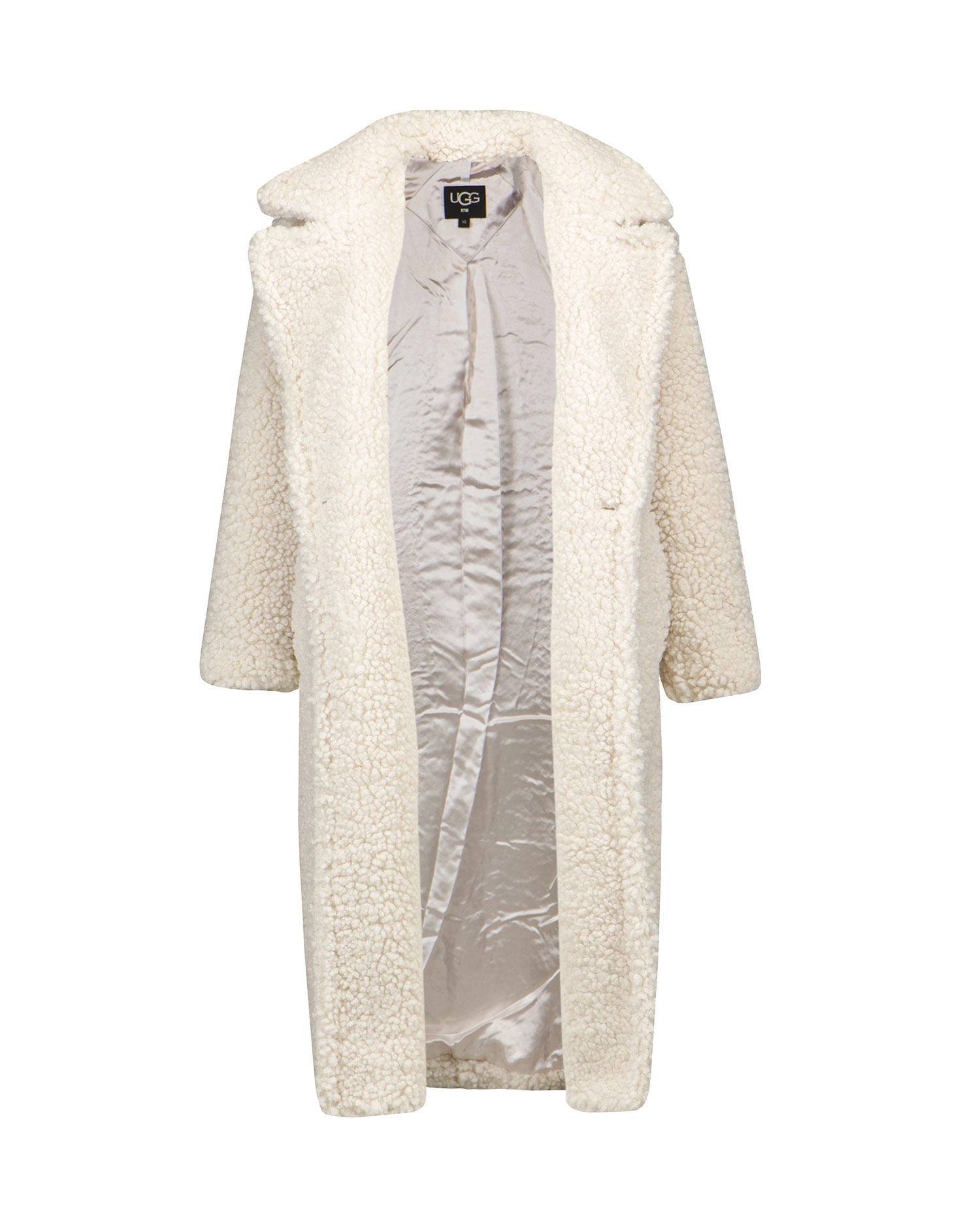 Kabát UGG GERTRUDE LONG TEDDY COAT