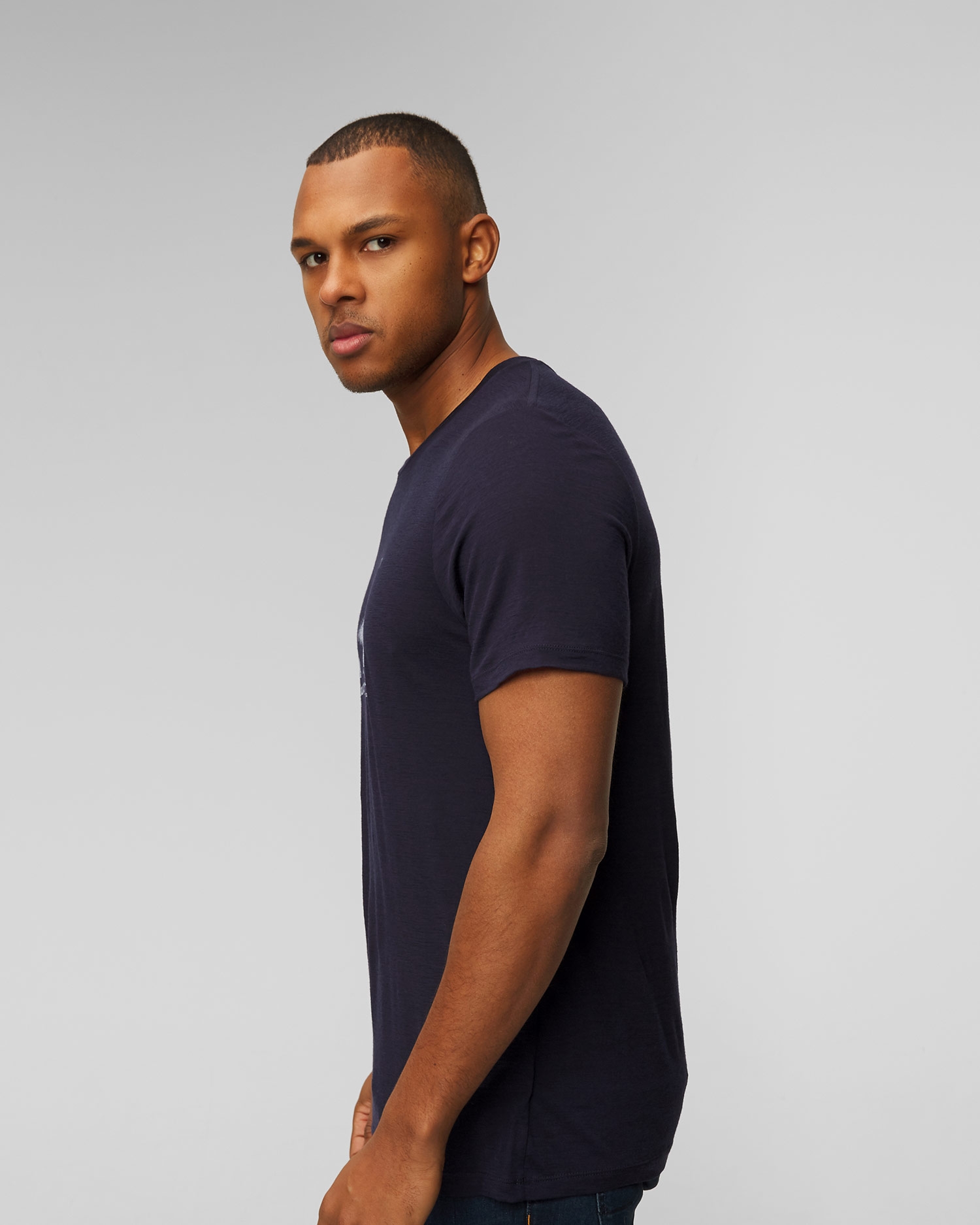 Tmavě modré pánské termotričko Icebreaker Mer 150 Tech Lite II SS