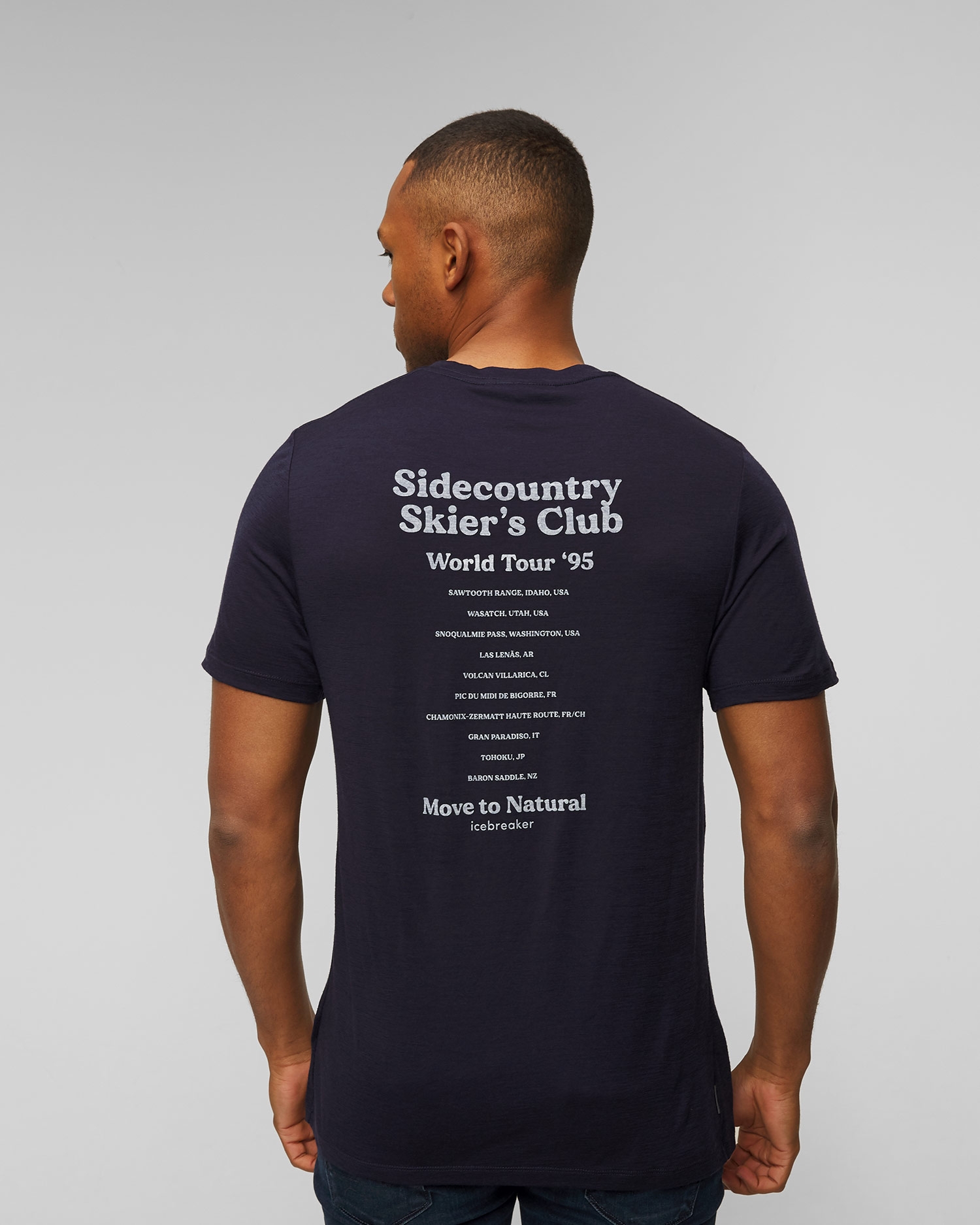 Tmavě modré pánské termotričko Icebreaker Mer 150 Tech Lite II SS